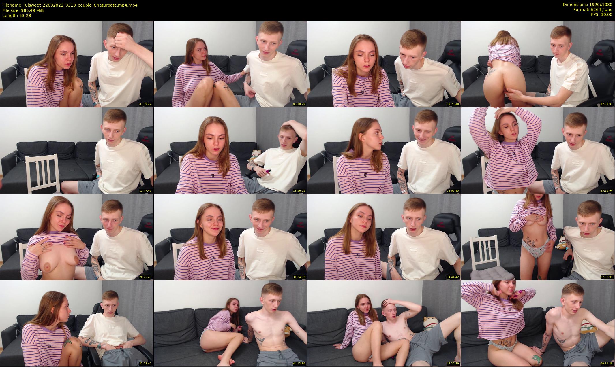 julsweet — 54 minute Chaturbate male cam show recording, 1080p, Aug 22, 2022