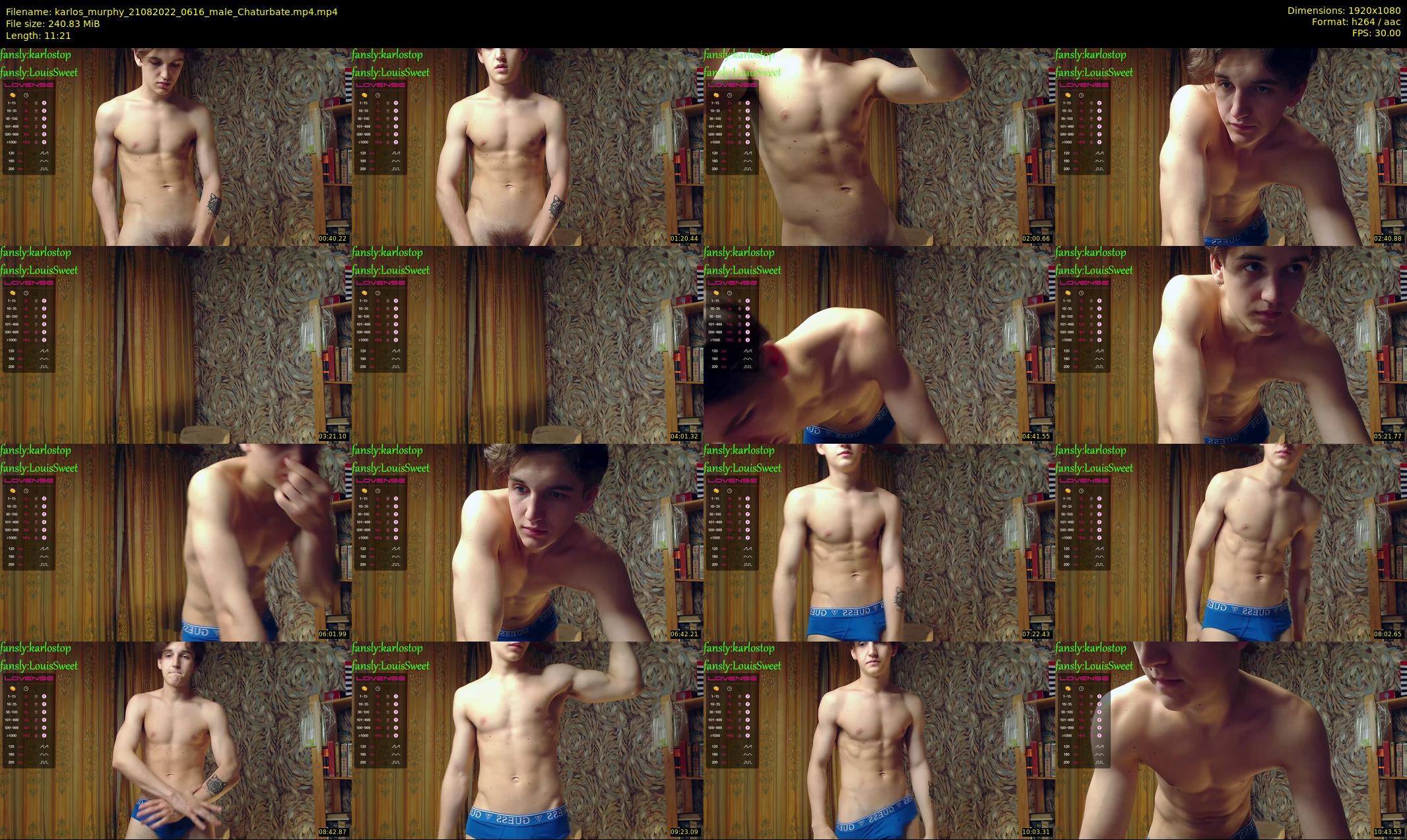 karlos_murphy — 12 minute Chaturbate male cam show recording, 1080p, Aug 21, 2022