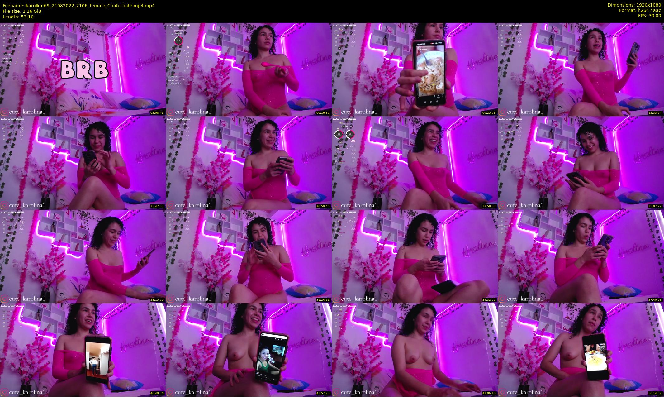 karolkat69 — 54 minute Chaturbate female cam show recording, 1080p, Aug 21, 2022