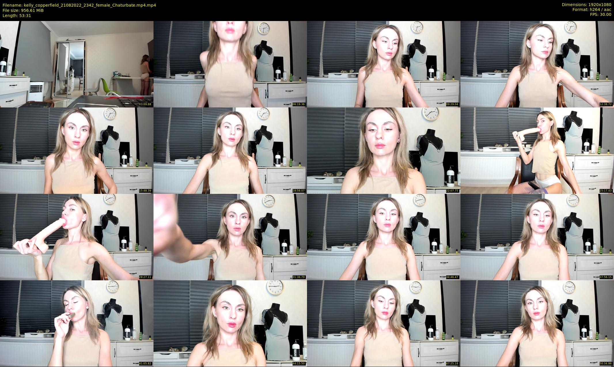 kelly_copperfield — 54 minute Chaturbate female cam show recording, 1080p, Aug 21, 2022