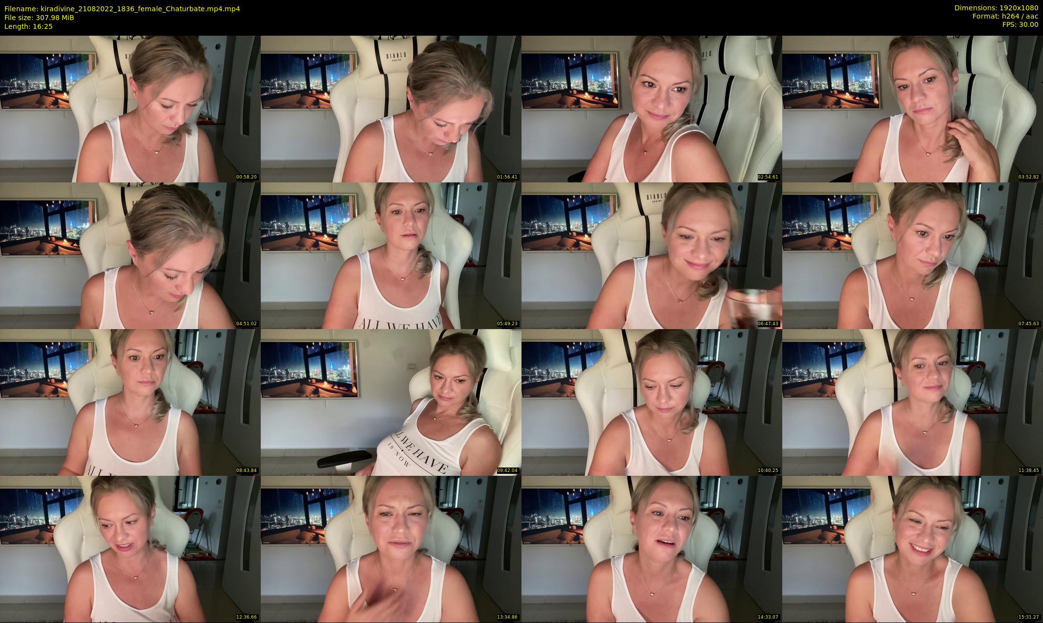 kiradivine — 17 minute Chaturbate female cam show recording, 1080p, Aug 21, 2022