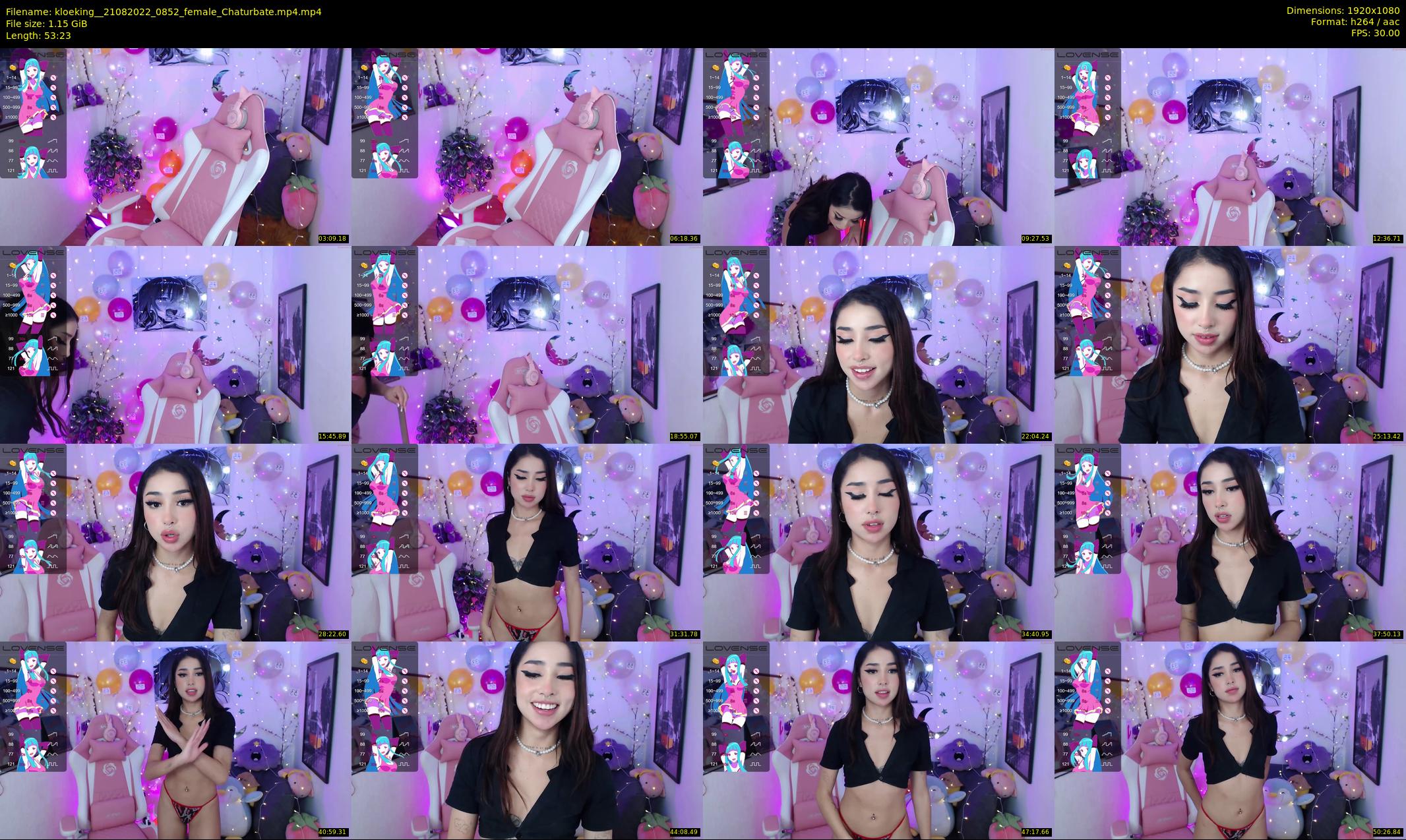 kloeking_ — 54 minute Chaturbate female cam show recording, 1080p, Aug 21, 2022