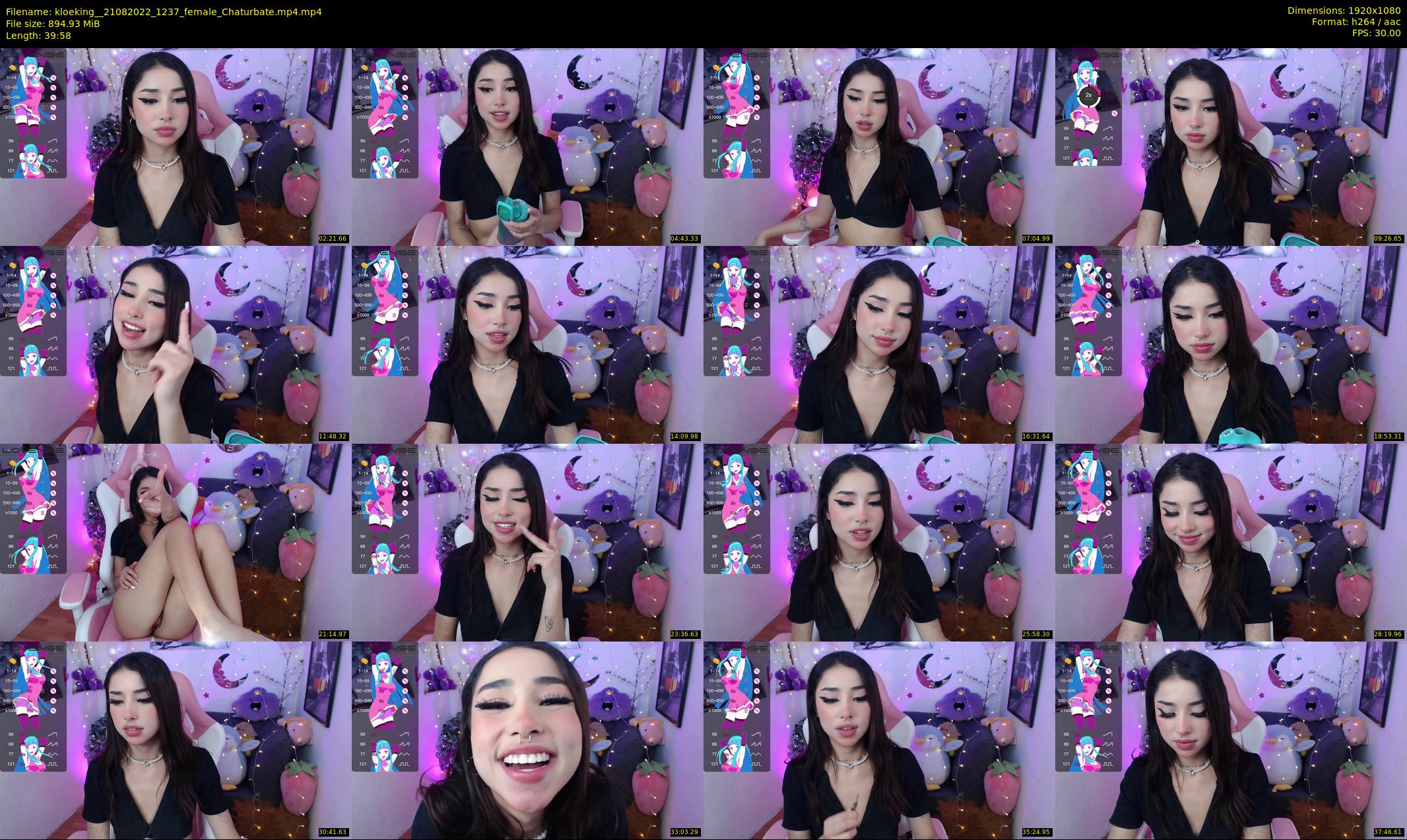 kloeking_ — 40 minute Chaturbate female cam show recording, 1080p, Aug 21, 2022