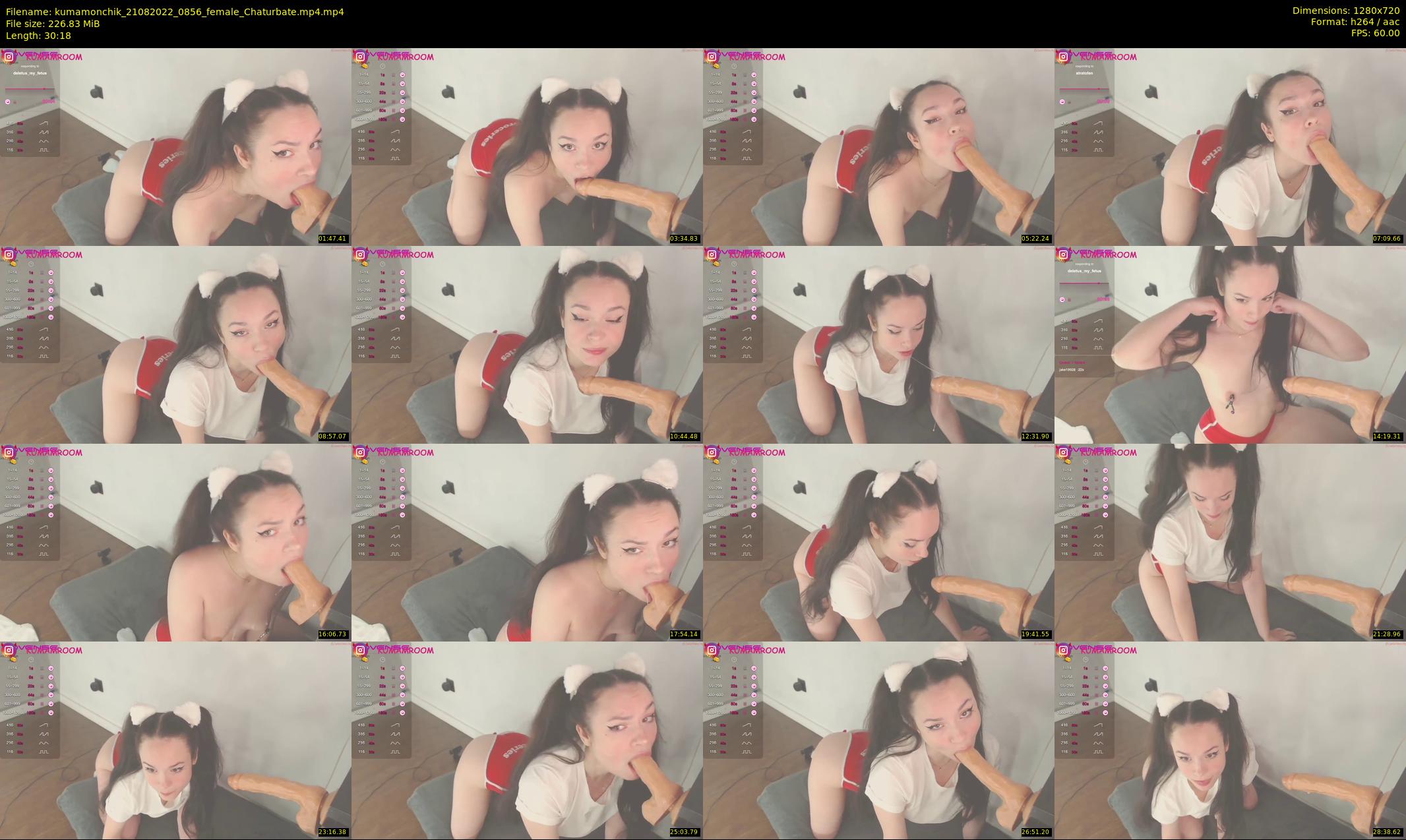 kumamonchik — 31 minute Chaturbate couple cam show recording, 720p, Aug 21, 2022