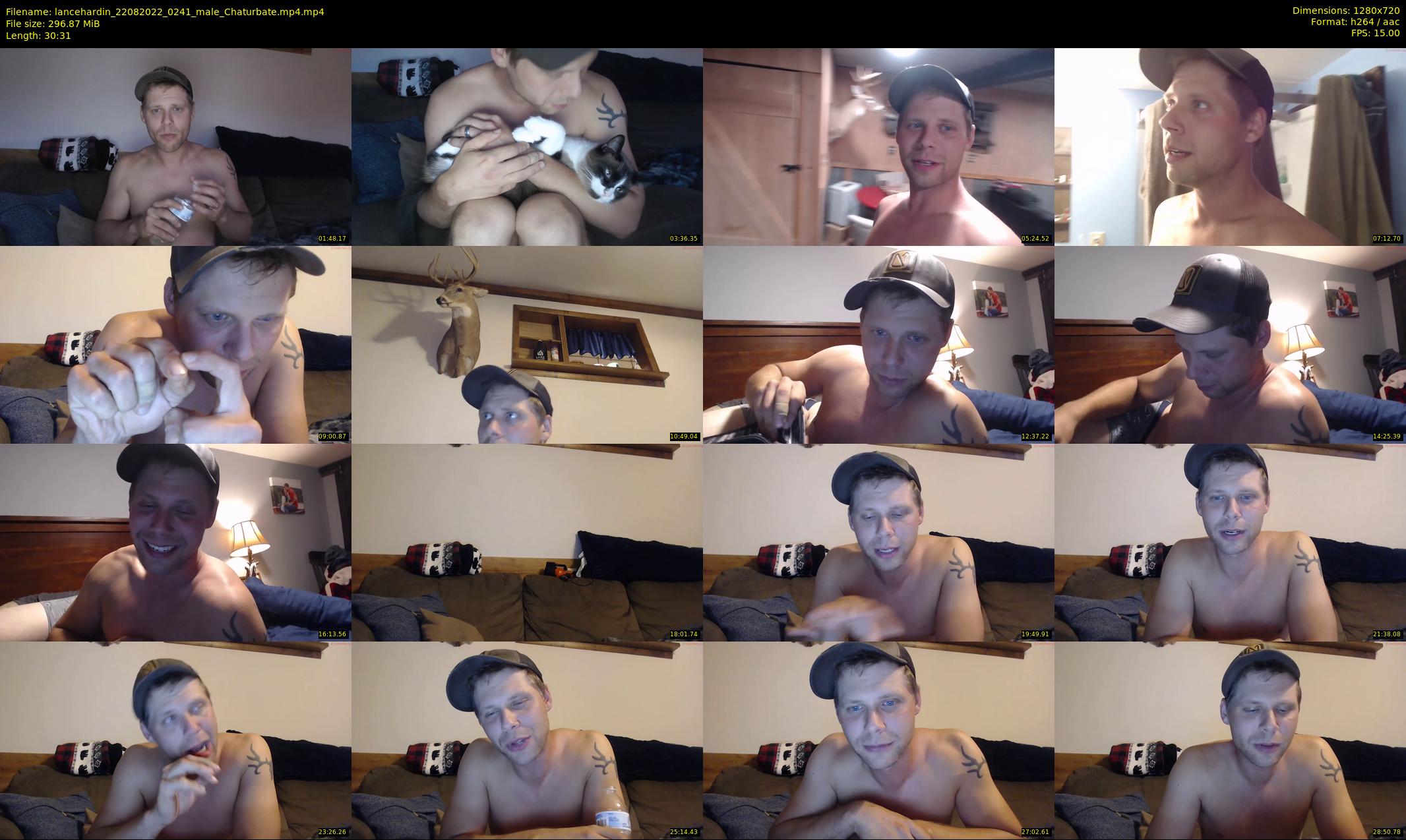 lancehardin — 31 minute Chaturbate male cam show recording, 720p, Aug 22, 2022