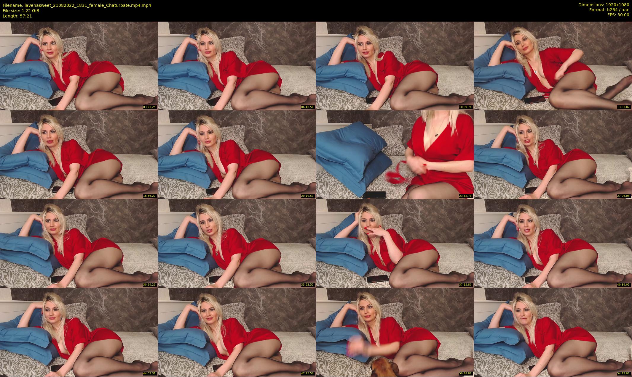 lavenasweet — 58 minute Chaturbate female cam show recording, 1080p, Aug 21, 2022