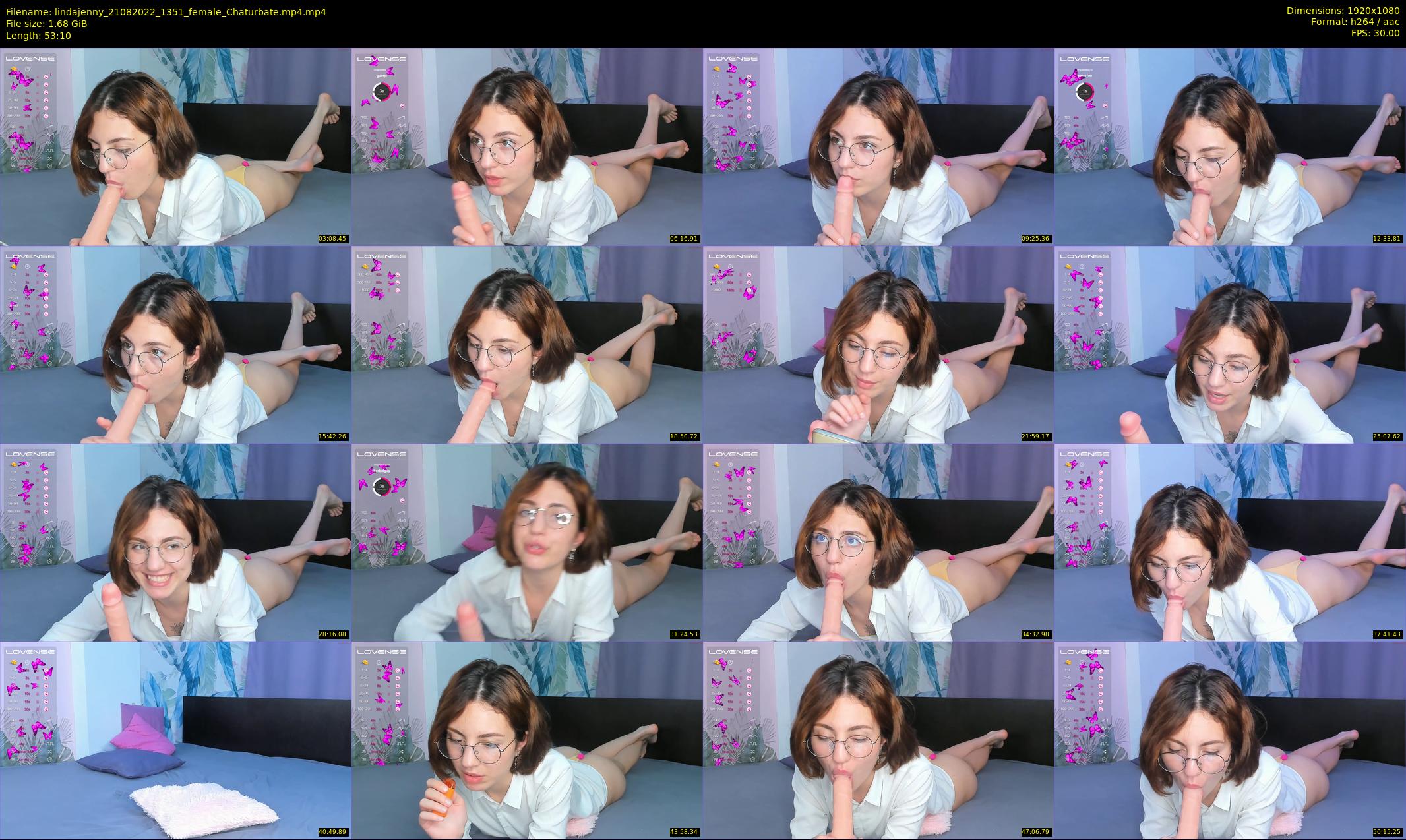 lindajenny — 54 minute Chaturbate couple cam show recording, 1080p, Aug 21, 2022