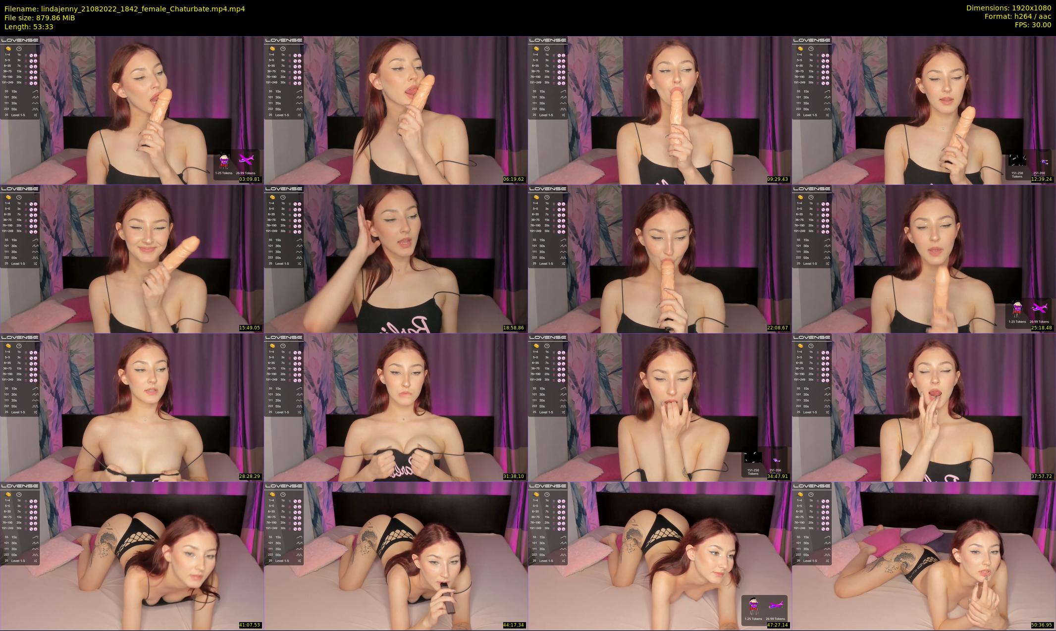 lindajenny — 54 minute Chaturbate couple cam show recording, 1080p, Aug 21, 2022