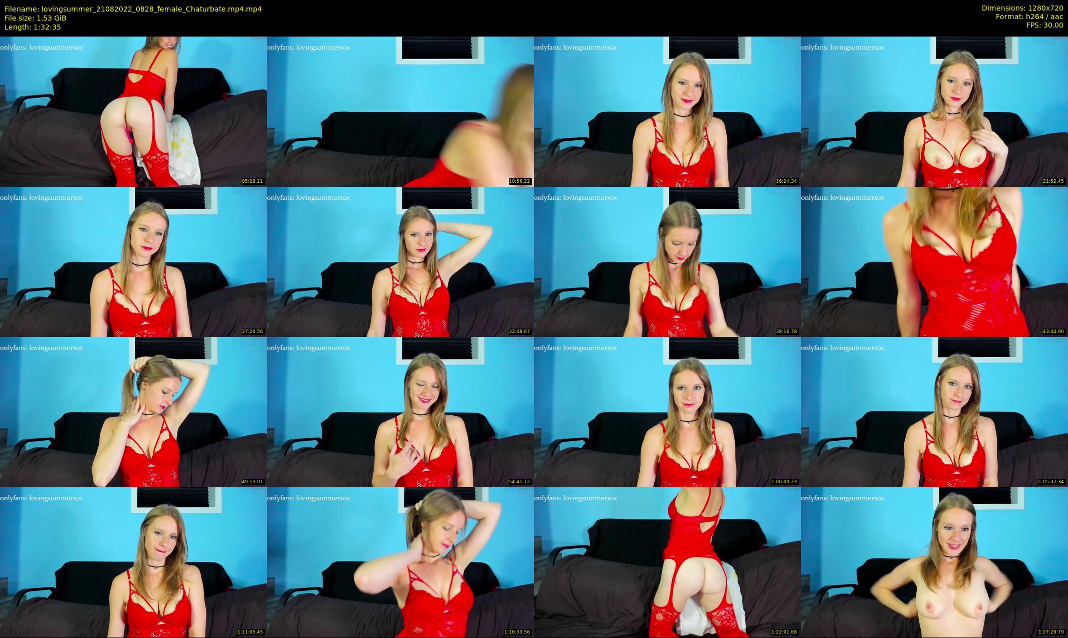 lovingsummer — 93 minute Chaturbate female cam show recording, 720p, Aug 21, 2022