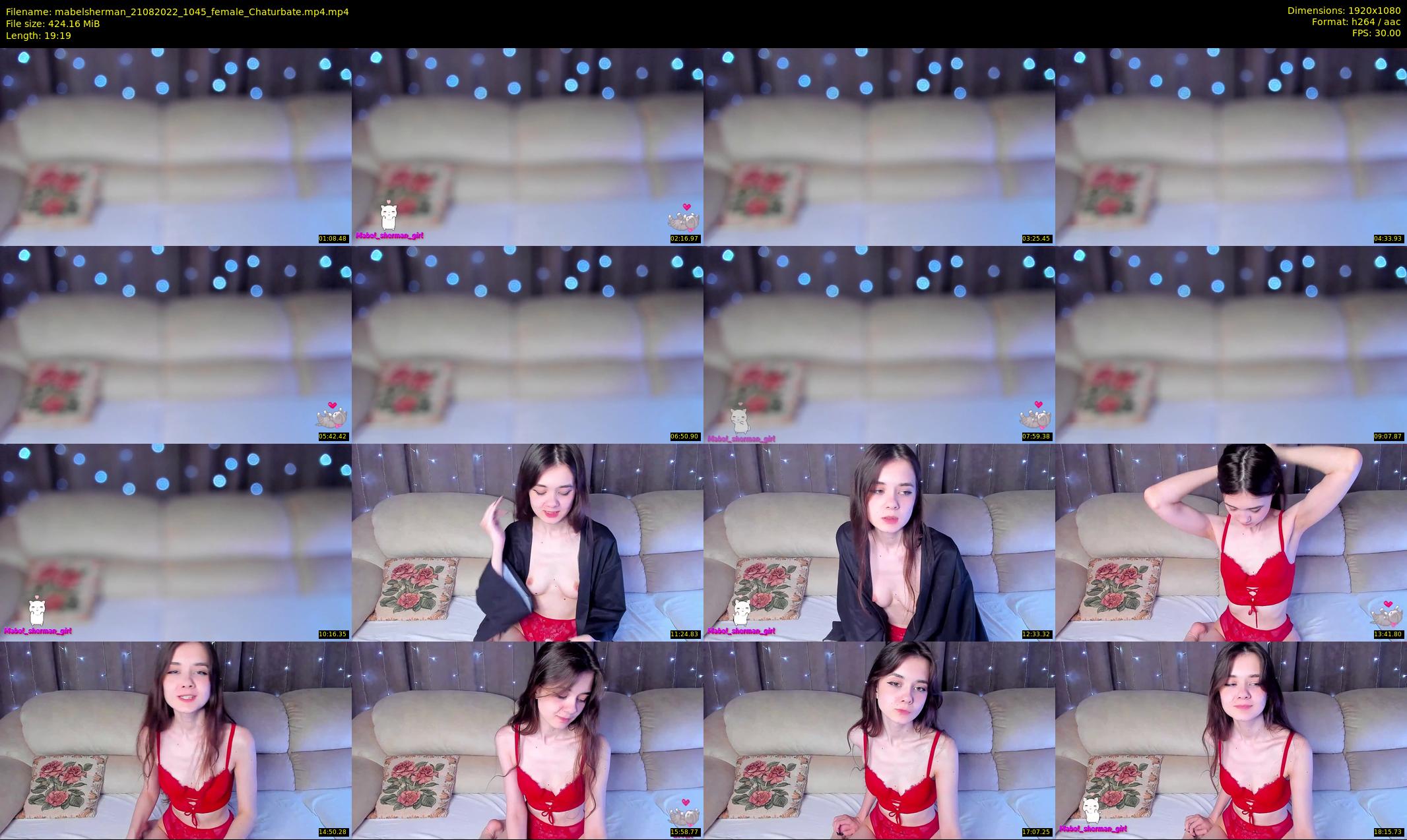 mabelsherman — 20 minute Chaturbate couple cam show recording, 1080p, Aug 21, 2022