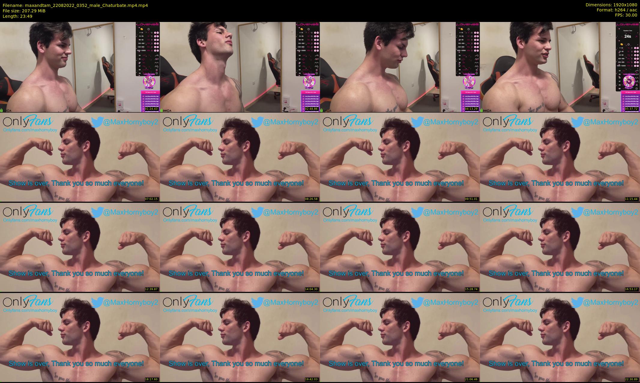 maxandtam — 24 minute Chaturbate couple cam show recording, 1080p, Aug 22, 2022
