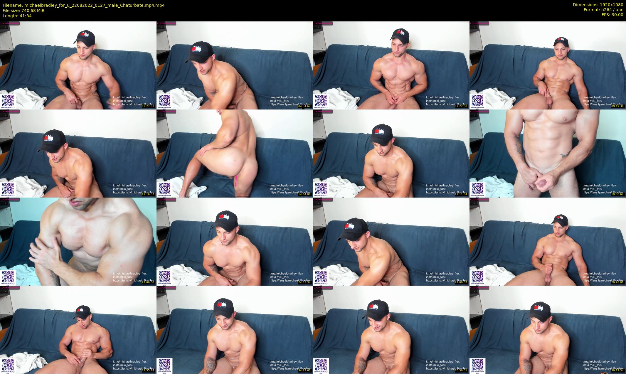 michaelbradley_for_u — 42 minute Chaturbate male cam show recording, 1080p, Aug 22, 2022