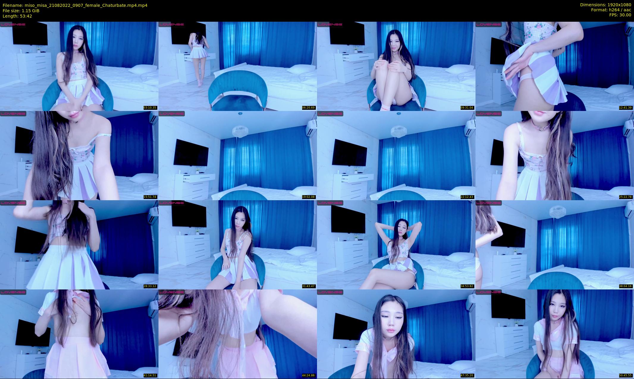 miso_misa — 54 minute Chaturbate female cam show recording, 1080p, Aug 21, 2022