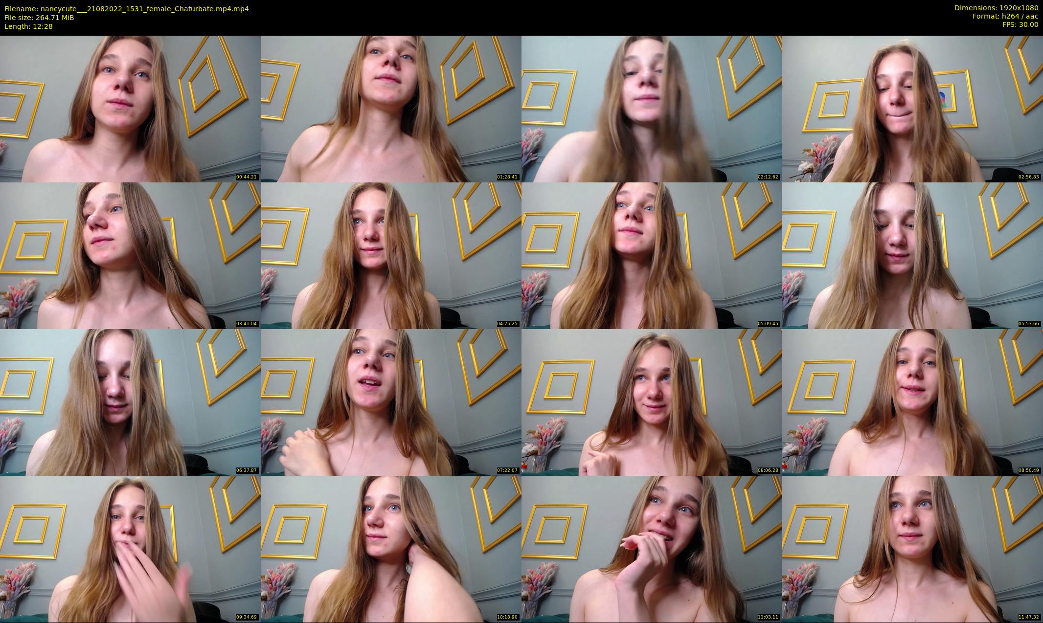 nancycute__ — 13 minute Chaturbate female cam show recording, 1080p, Aug 21, 2022