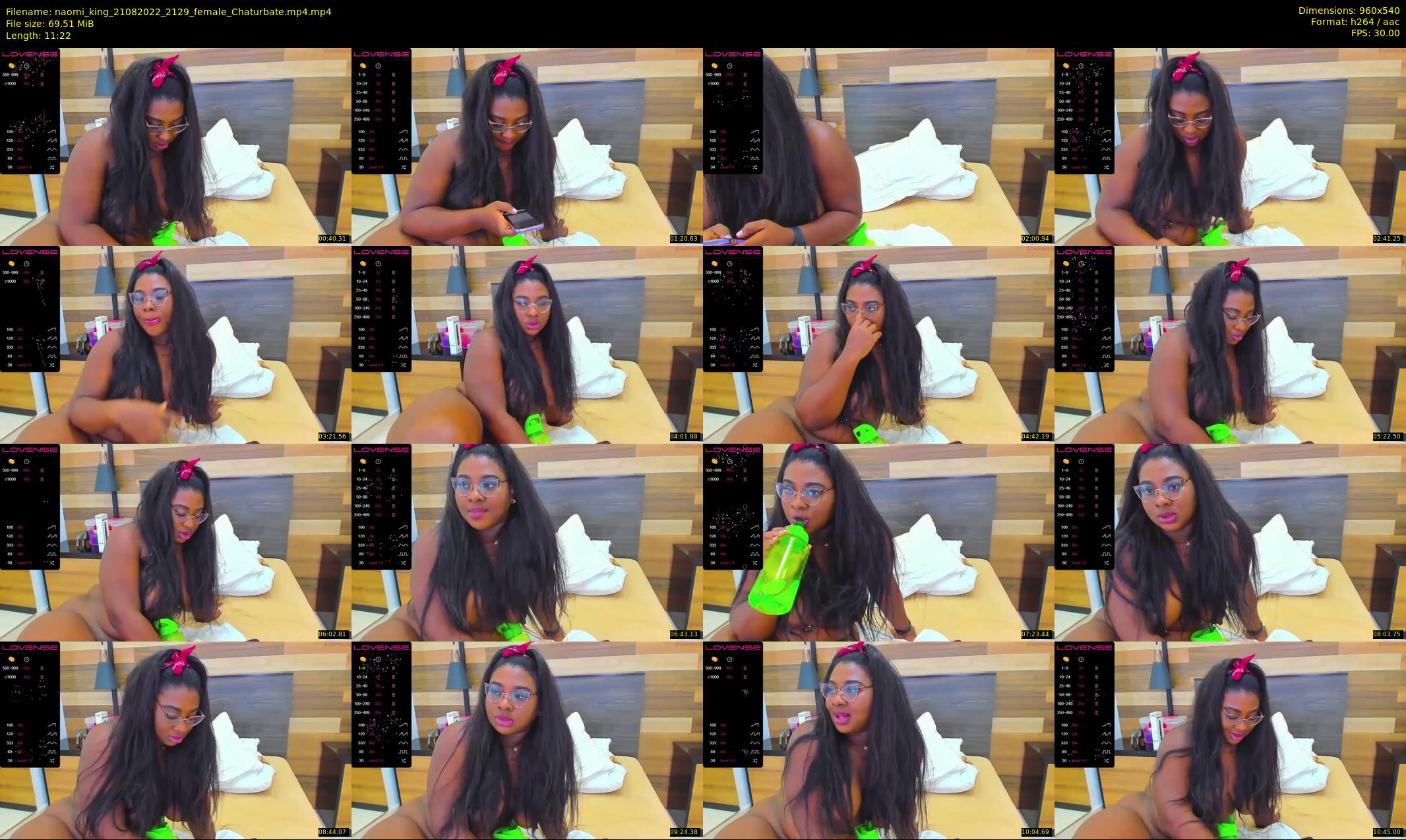 naomi_king — 12 minute Chaturbate female cam show recording, 480p, Aug 21, 2022