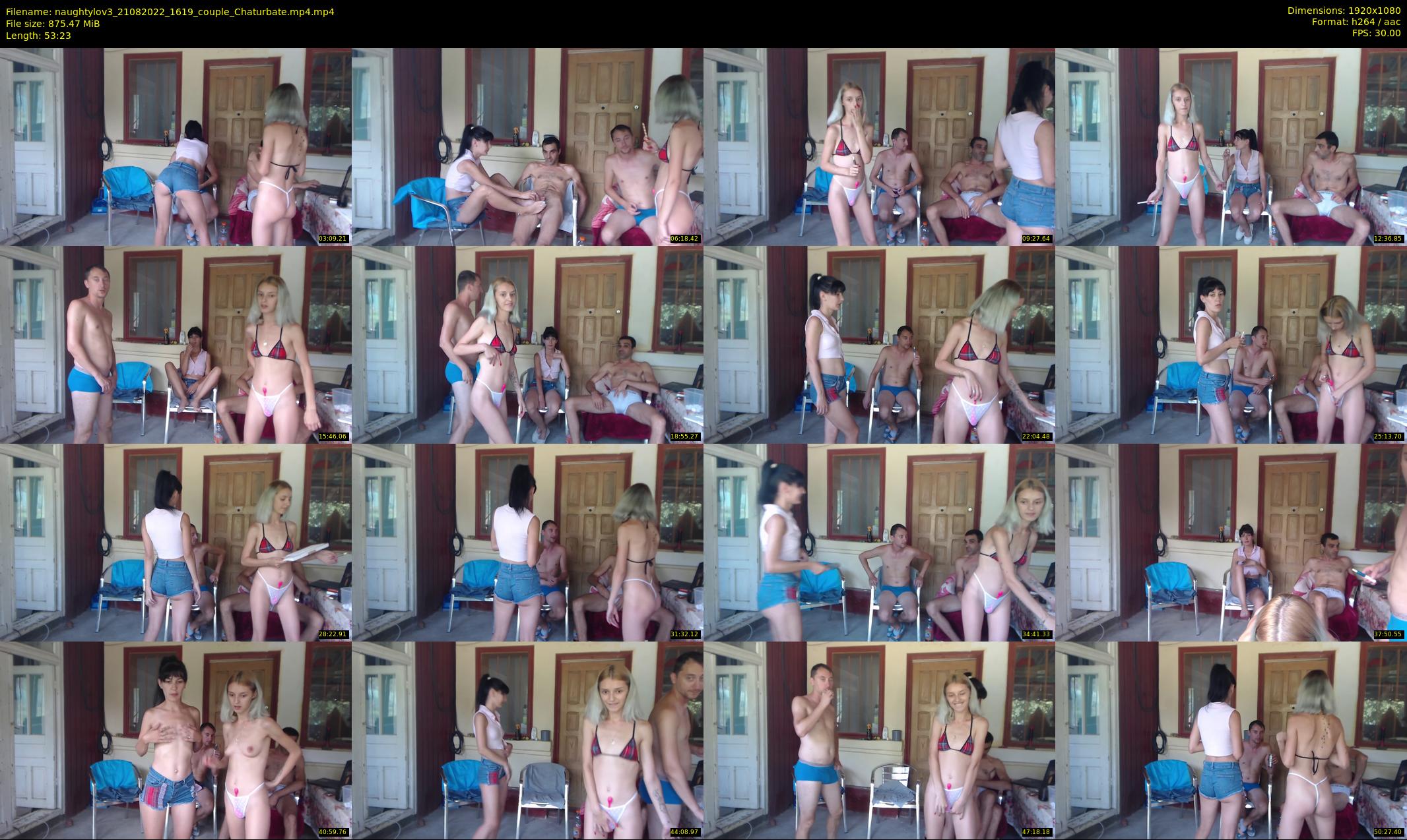 naughtylov3 — 54 minute Chaturbate couple cam show recording, 1080p, Aug 21, 2022
