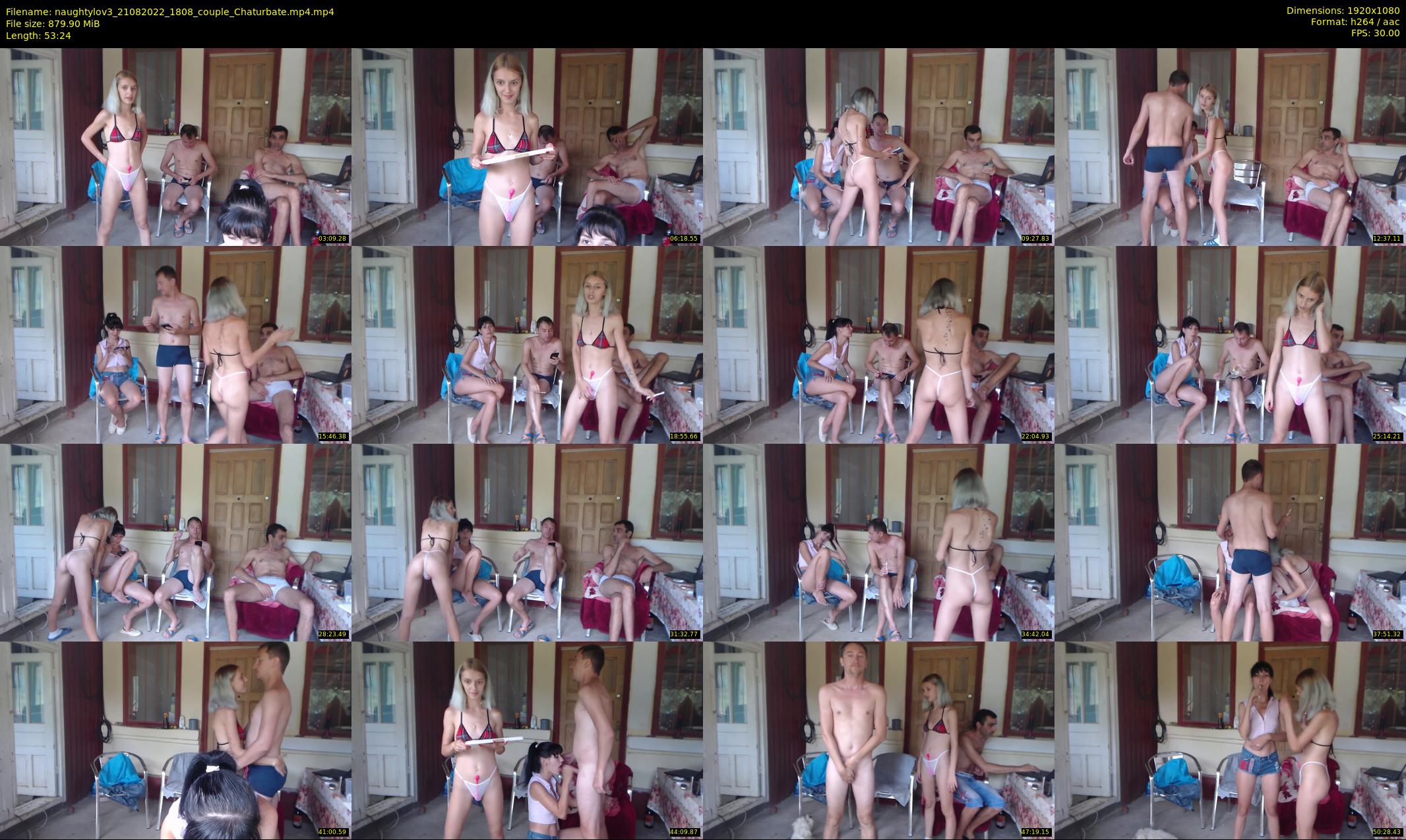 naughtylov3 — 54 minute Chaturbate couple cam show recording, 1080p, Aug 21, 2022