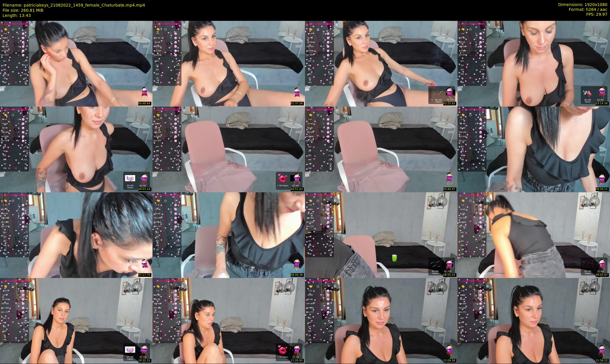 patriciakeys — 14 minute Chaturbate female cam show recording, 1080p, Aug 21, 2022