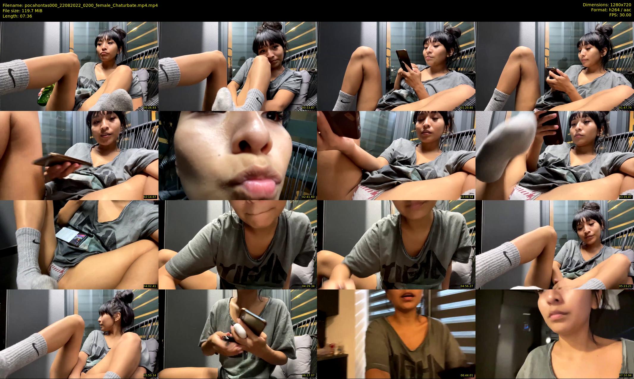 pocahontas000 — 8 minute Chaturbate female cam show recording, 720p, Aug 22, 2022