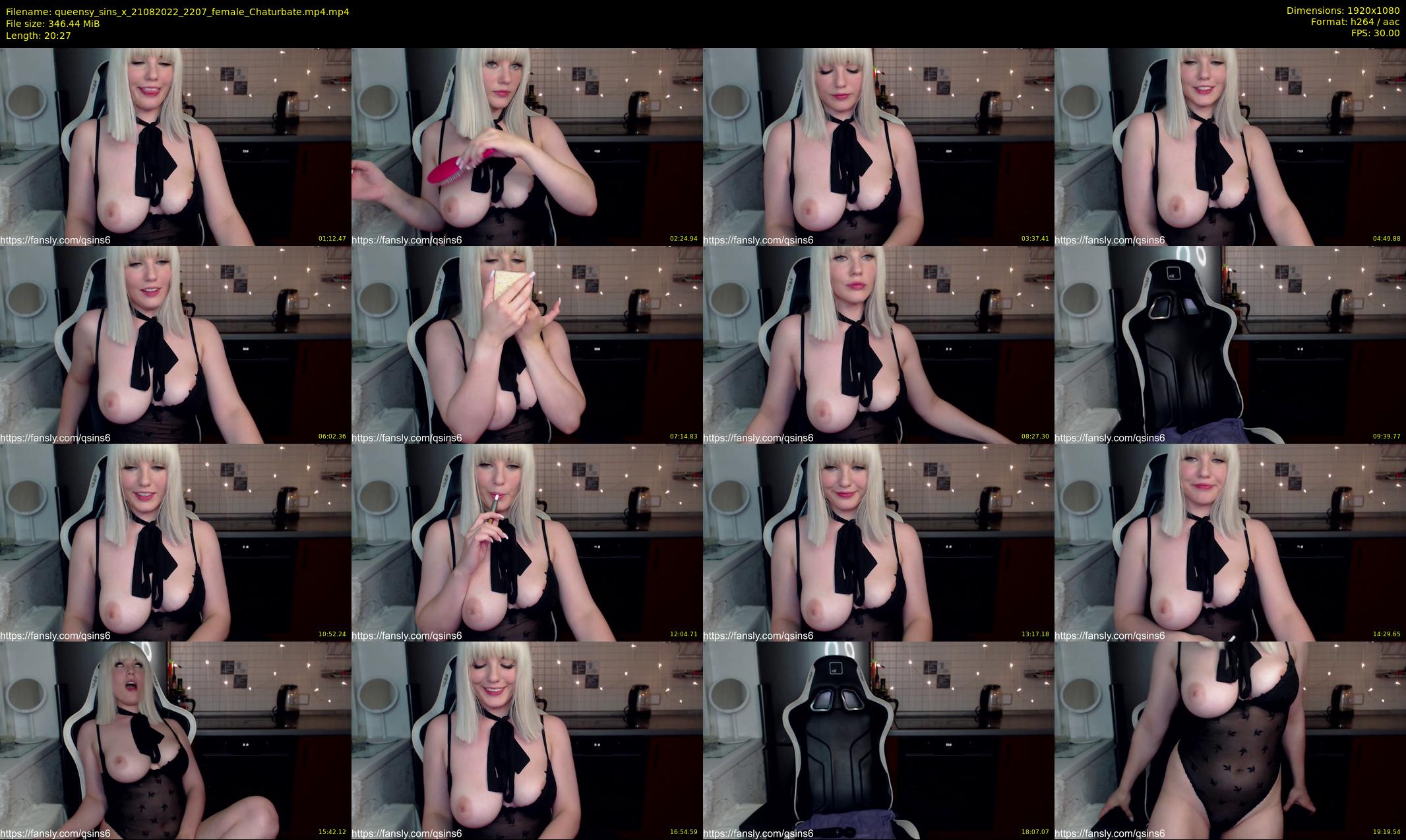 queensy_sins_x — 21 minute Chaturbate female cam show recording, 1080p, Aug 21, 2022