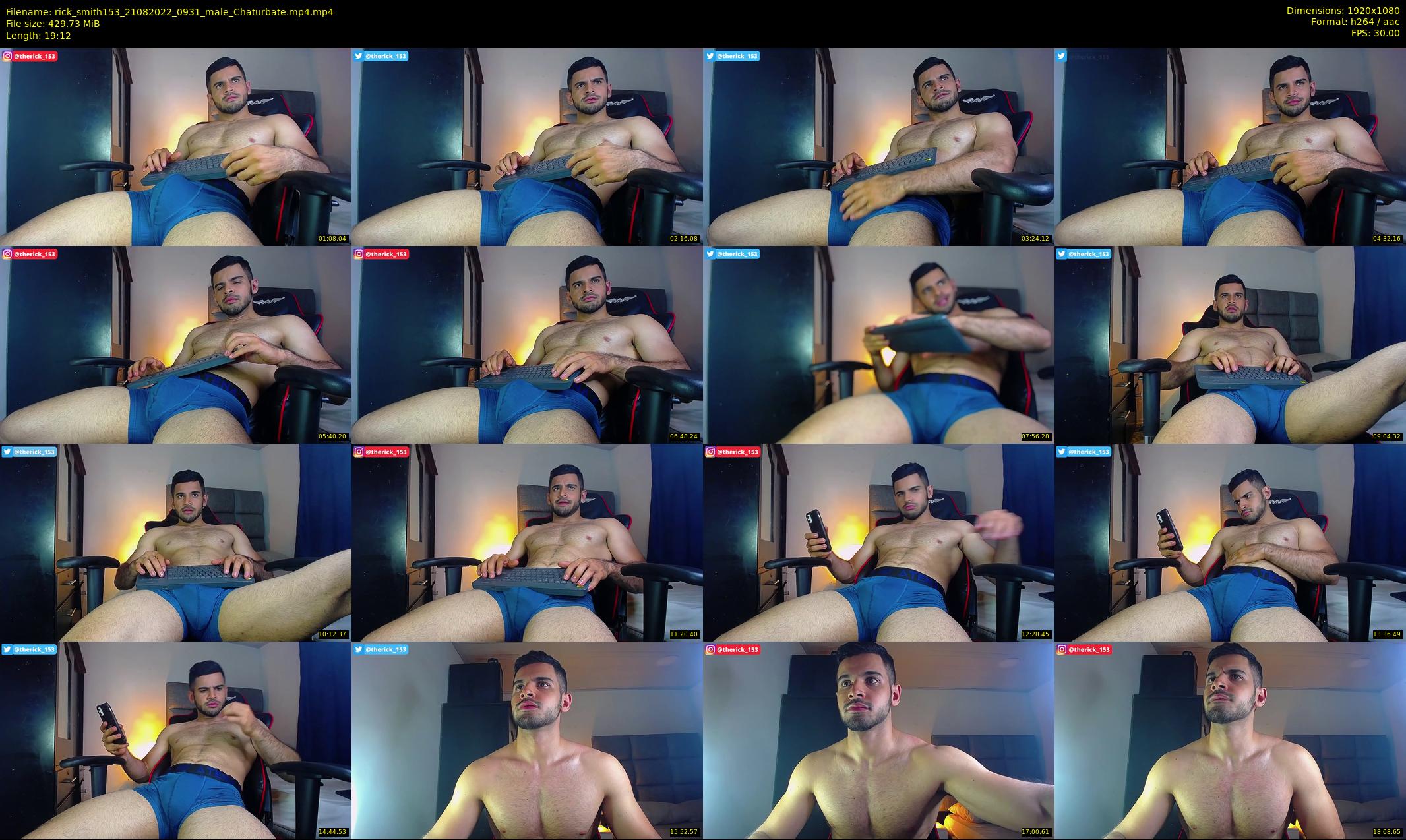 rick_smith153 — 20 minute Chaturbate male cam show recording, 1080p, Aug 21, 2022