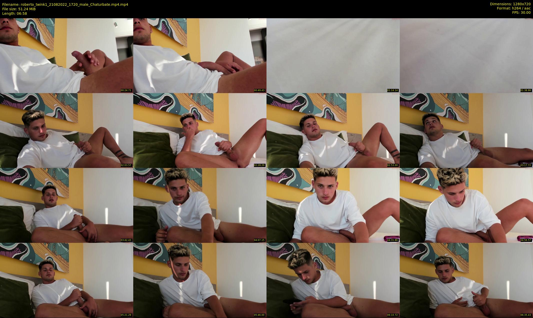 roberto_twink1 — 7 minute Chaturbate male cam show recording, 720p, Aug 21, 2022