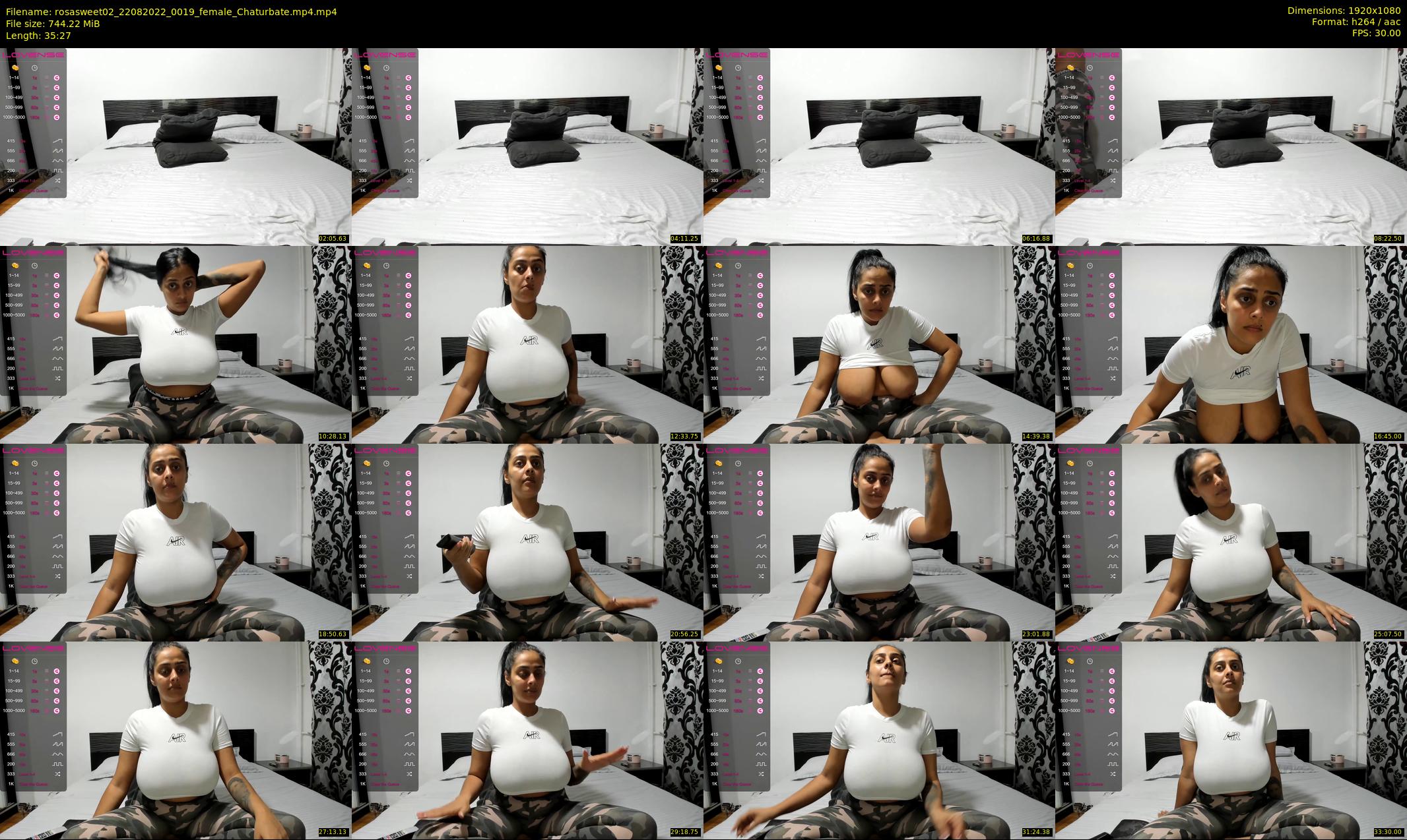 rosasweet02 — 36 minute Chaturbate female cam show recording, 1080p, Aug 22, 2022