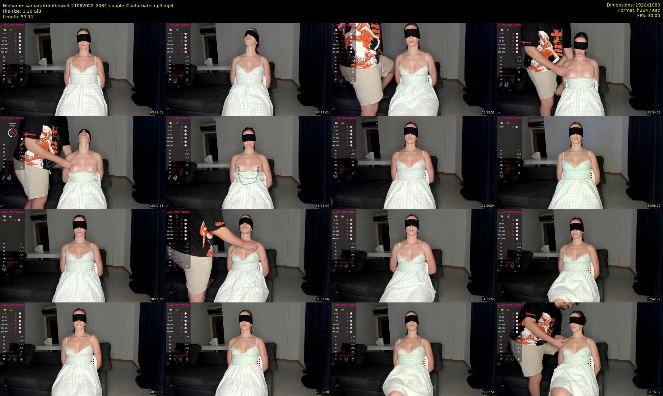 samarafromthewell — 54 minute Chaturbate female cam show recording, 1080p, Aug 21, 2022