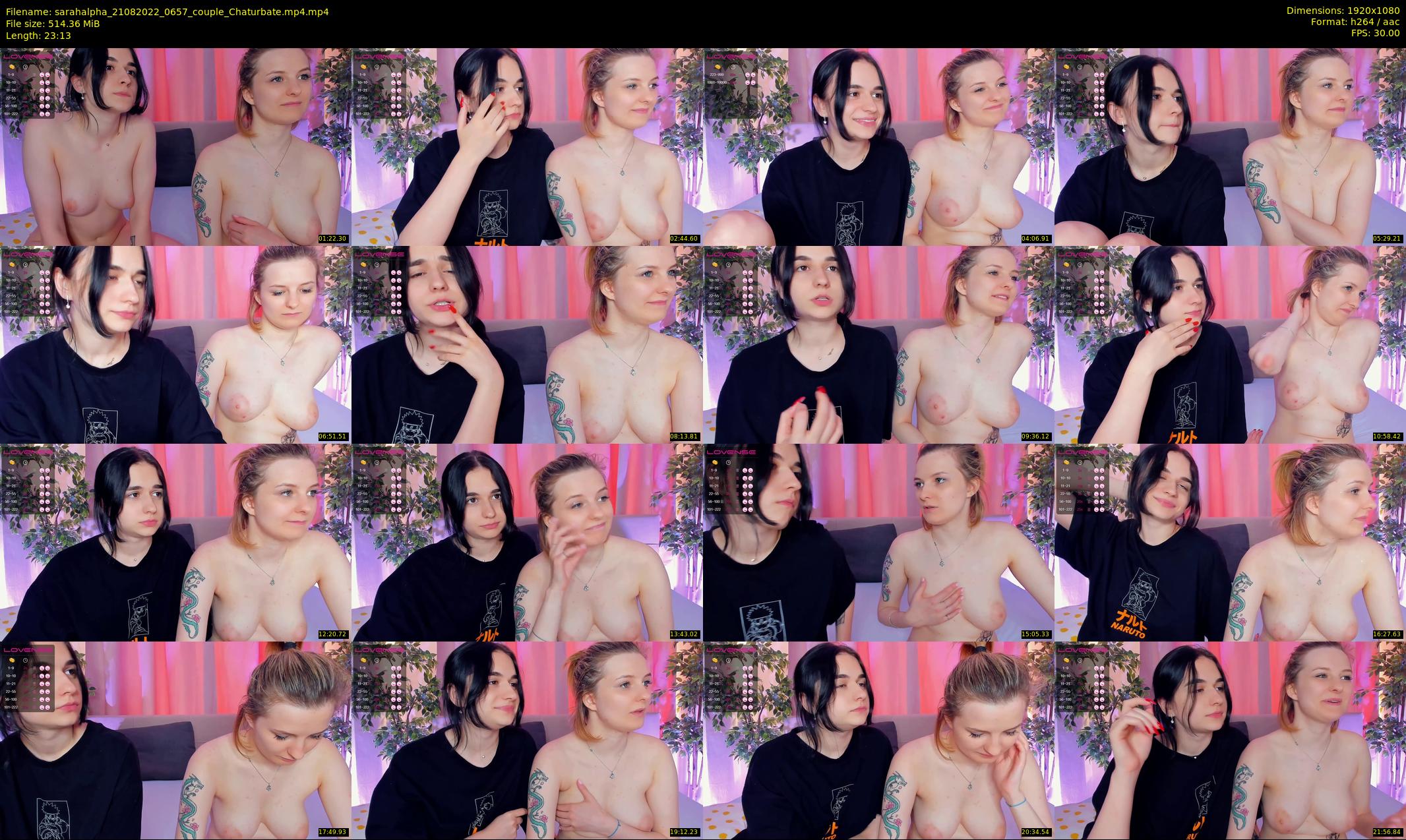 sarahalpha — 24 minute Chaturbate couple cam show recording, 1080p, Aug 21, 2022