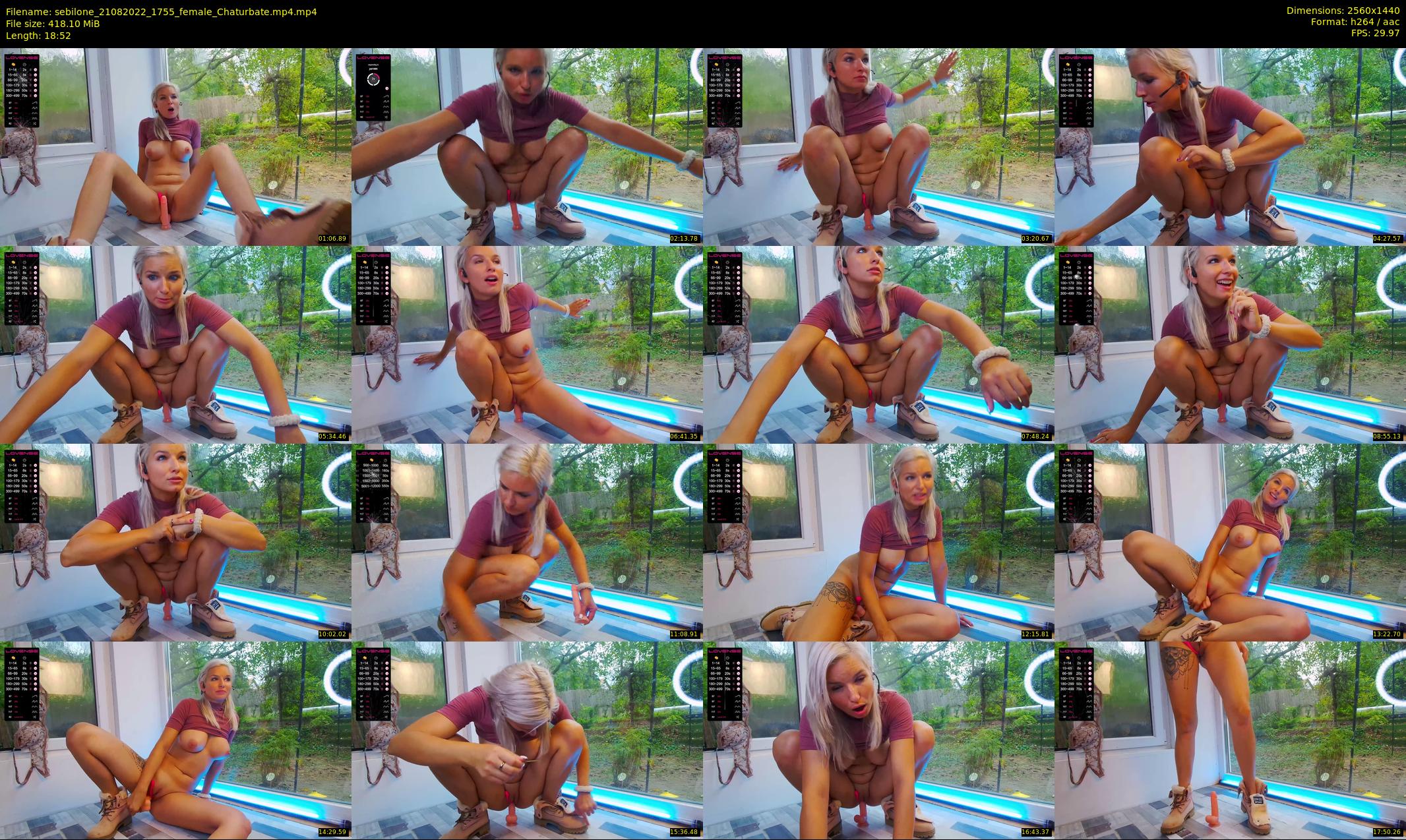 sebilone — 19 minute Chaturbate couple cam show recording, 1080p, Aug 21, 2022