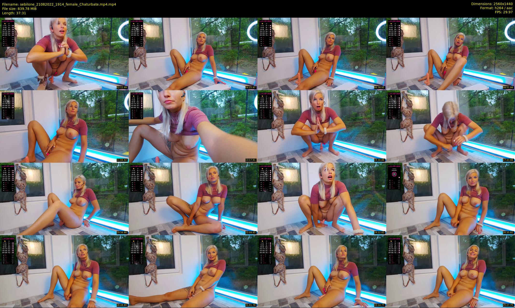 sebilone — 38 minute Chaturbate couple cam show recording, 1080p, Aug 21, 2022