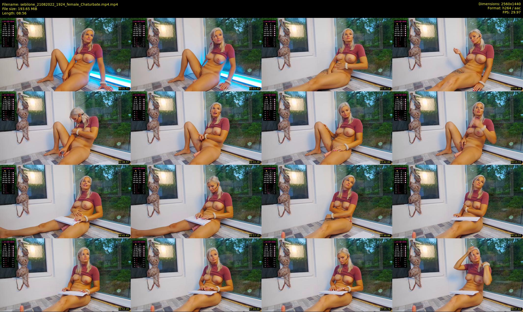 sebilone — 9 minute Chaturbate couple cam show recording, 1080p, Aug 21, 2022