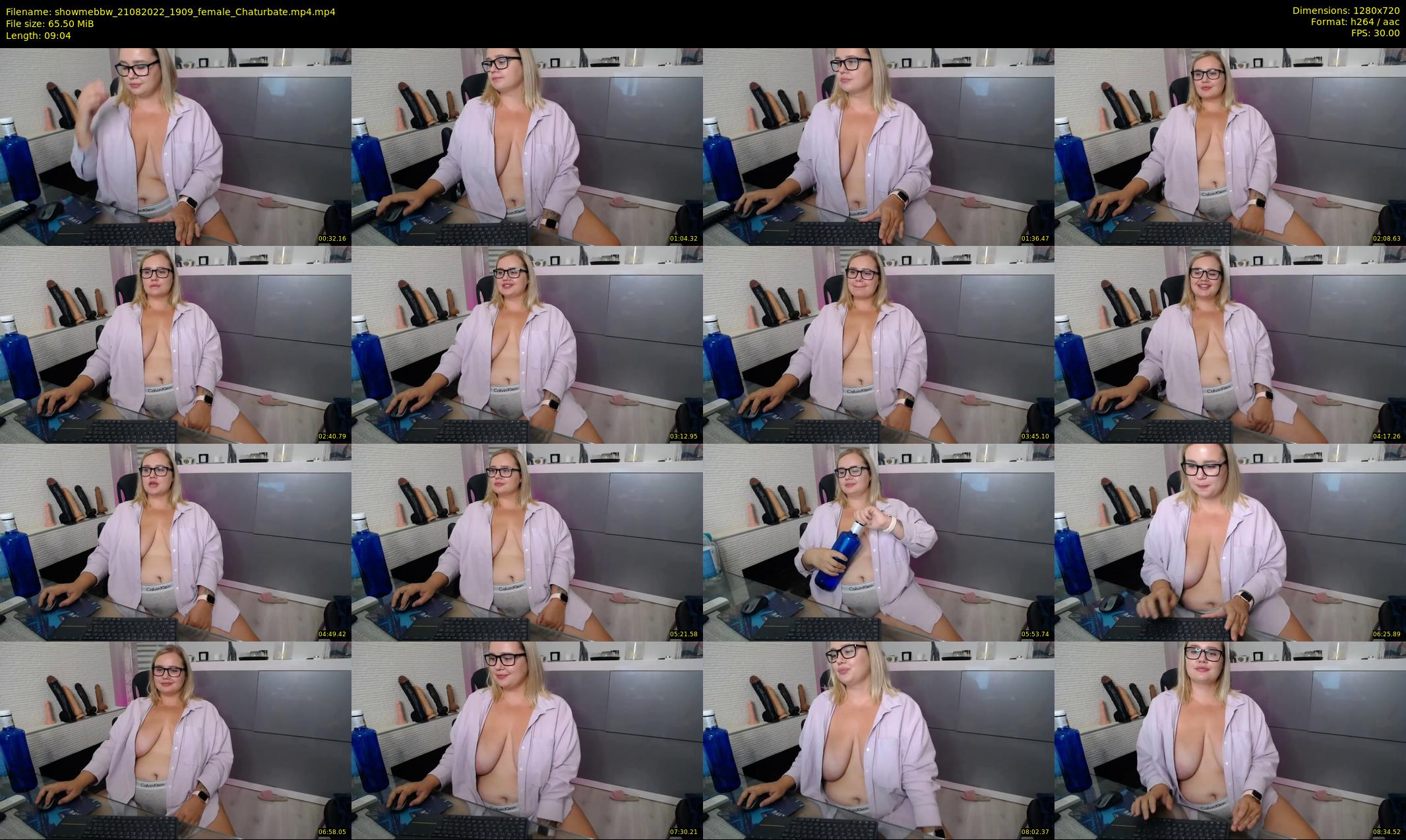 showmebbw — 10 minute Chaturbate female cam show recording, 720p, Aug 21, 2022