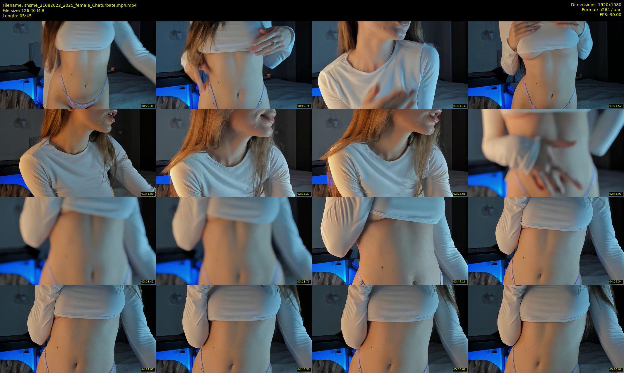 snsme — 6 minute Chaturbate female cam show recording, 1080p, Aug 21, 2022