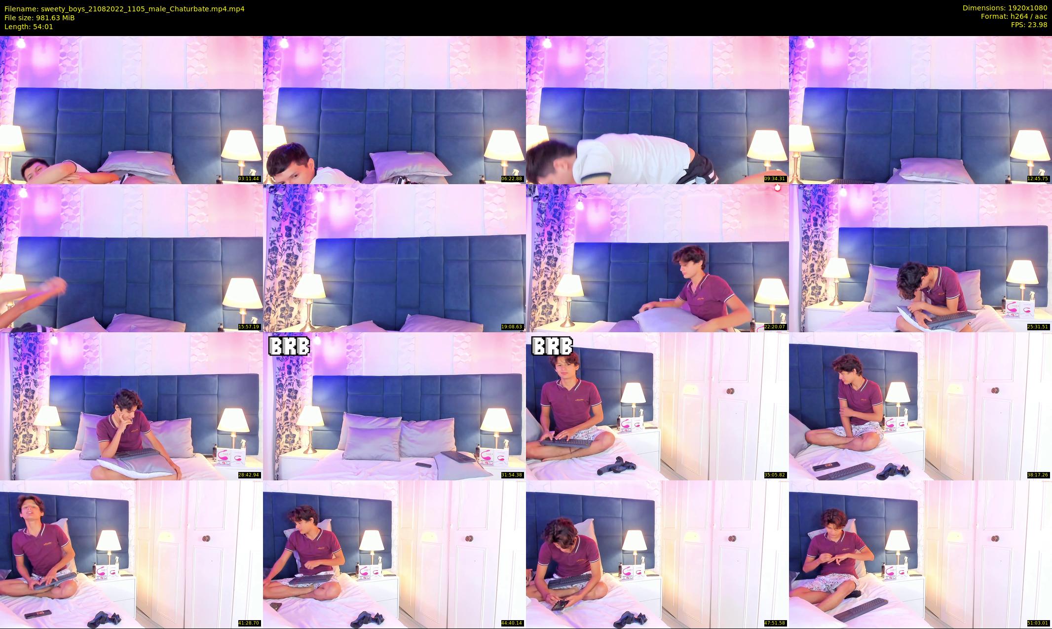 sweety_boys — 55 minute Chaturbate male cam show recording, 1080p, Aug 21, 2022