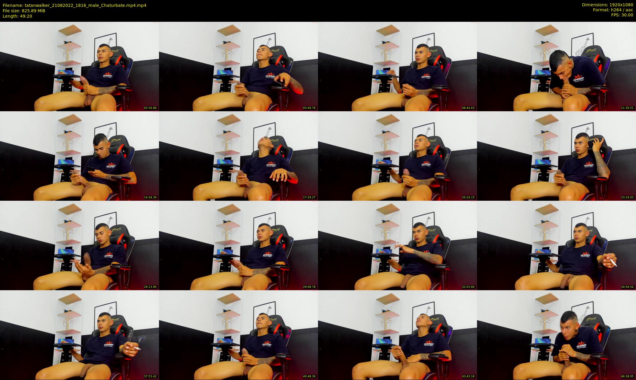 tatanwalker — 50 minute Chaturbate male cam show recording, 1080p, Aug 21, 2022
