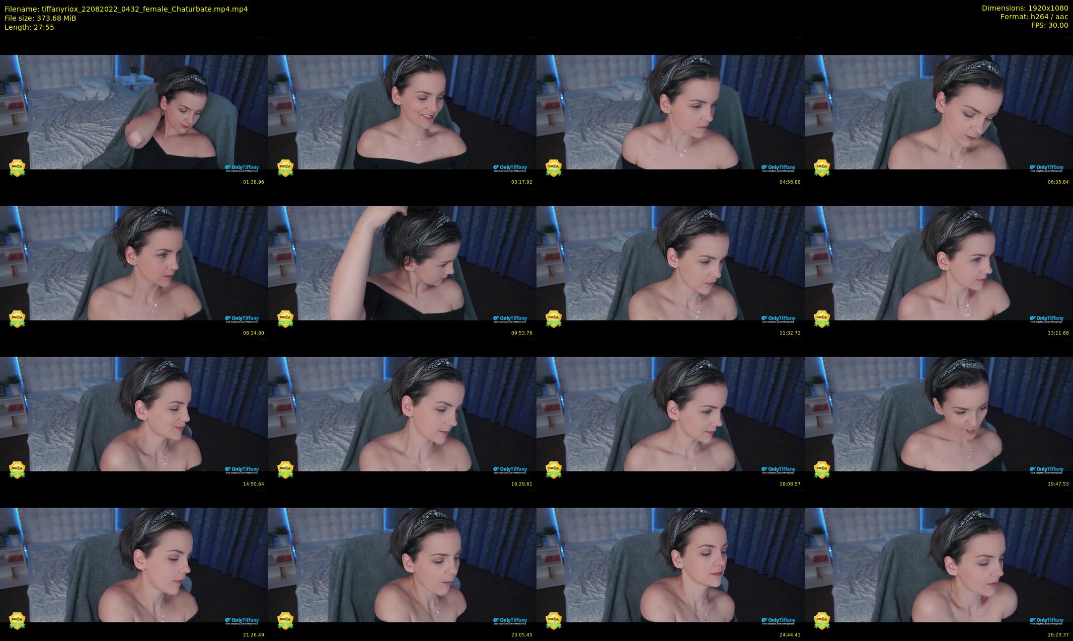 tiffanyriox — 28 minute Chaturbate female cam show recording, 1080p, Aug 22, 2022