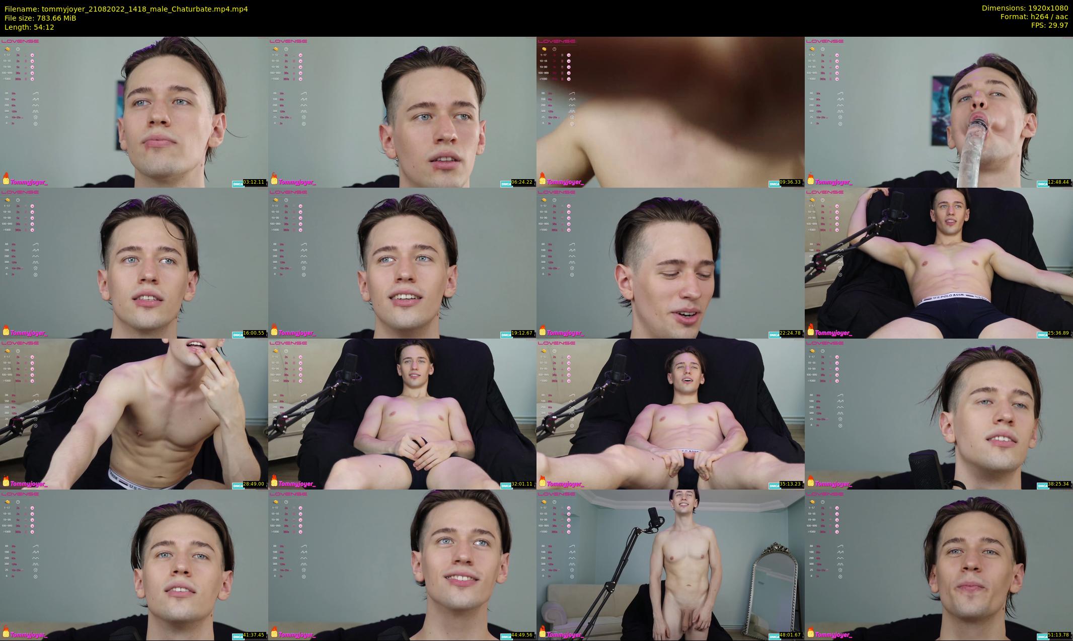 tommyjoyer — 55 minute Chaturbate male cam show recording, 1080p, Aug 21, 2022