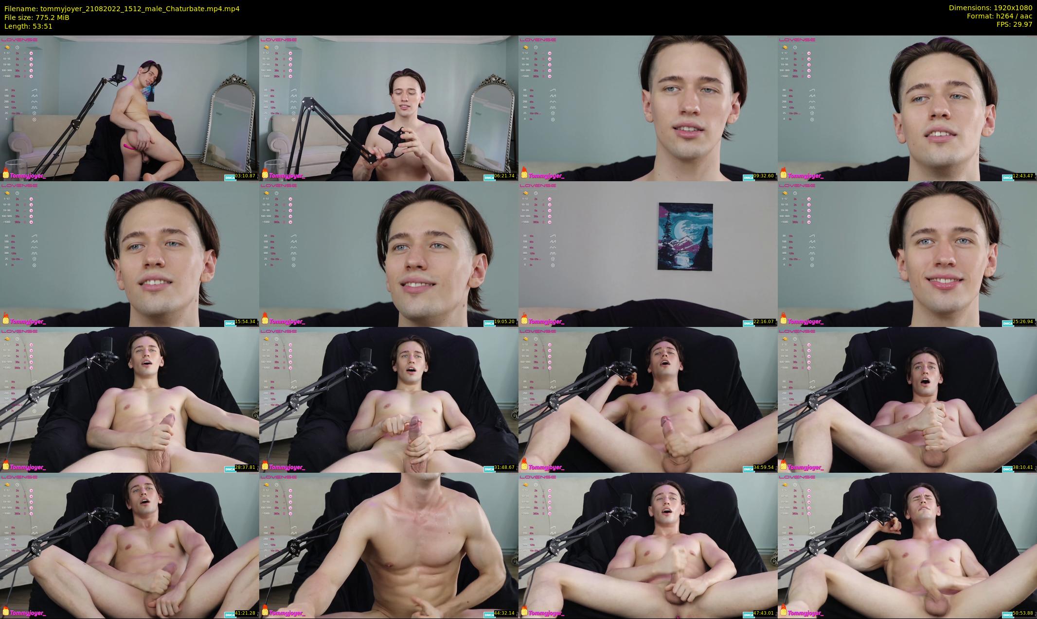 tommyjoyer — 54 minute Chaturbate male cam show recording, 1080p, Aug 21, 2022