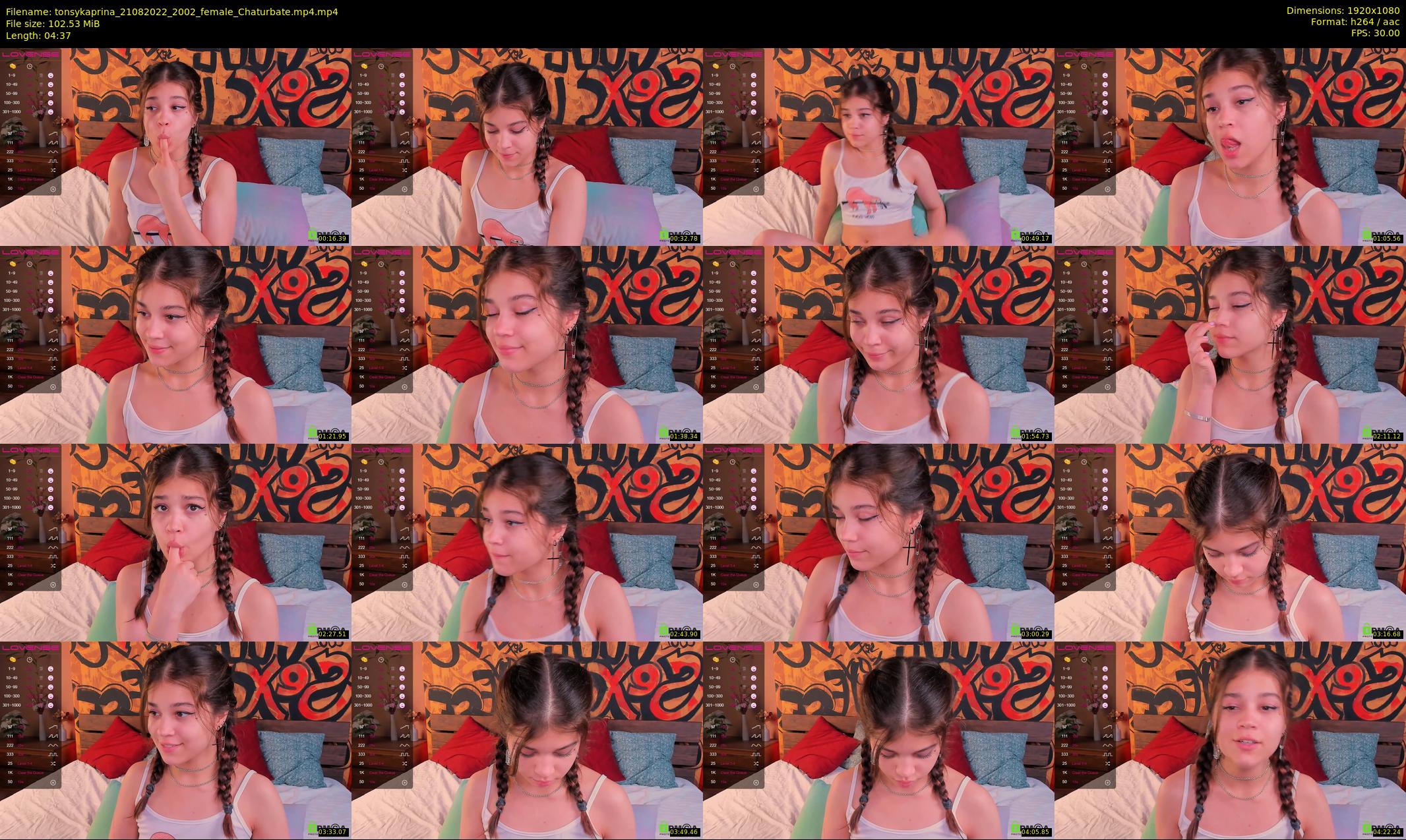tonsykaprina — 5 minute Chaturbate couple cam show recording, 1080p, Aug 21, 2022