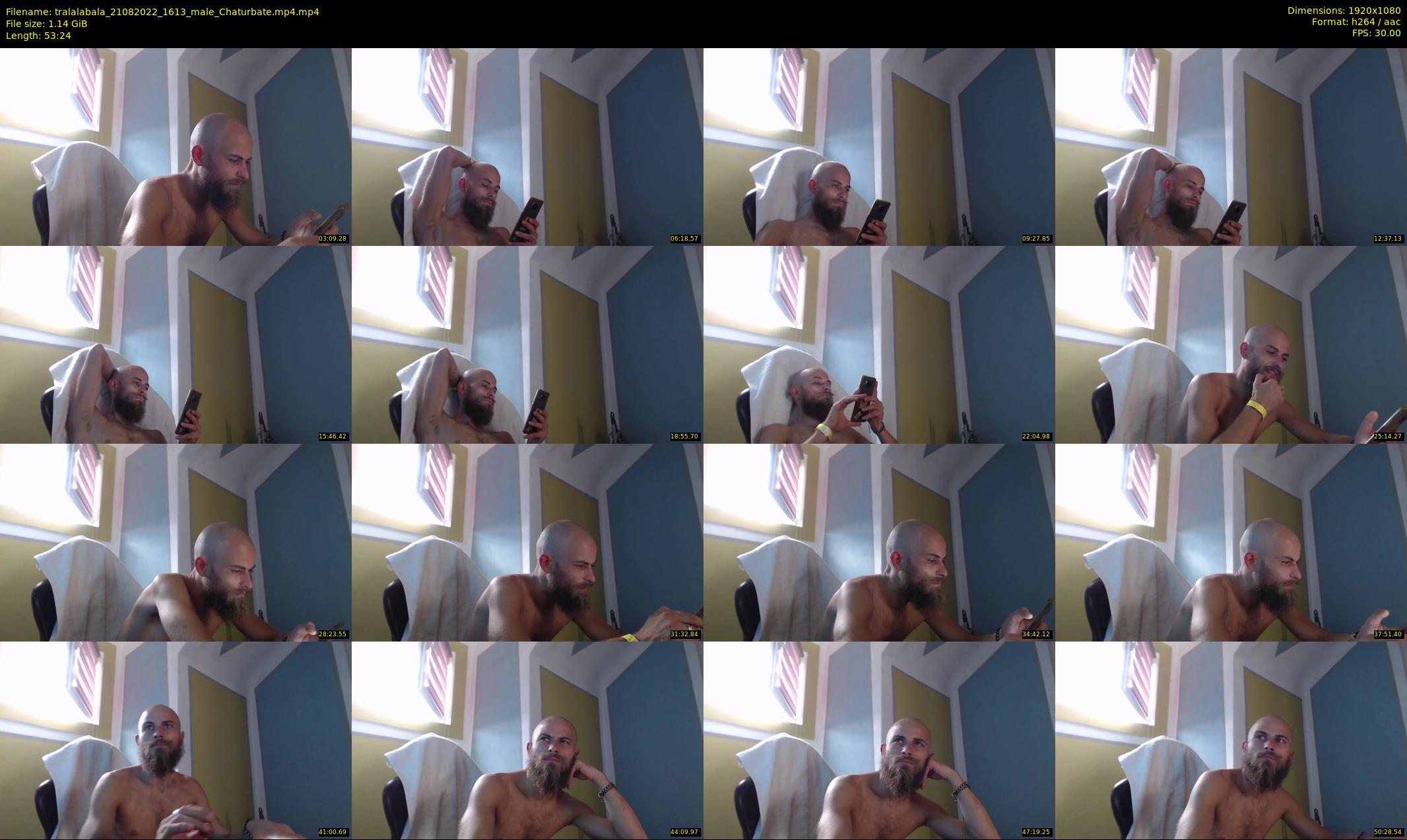 tralalabala — 54 minute Chaturbate male cam show recording, 1080p, Aug 21, 2022