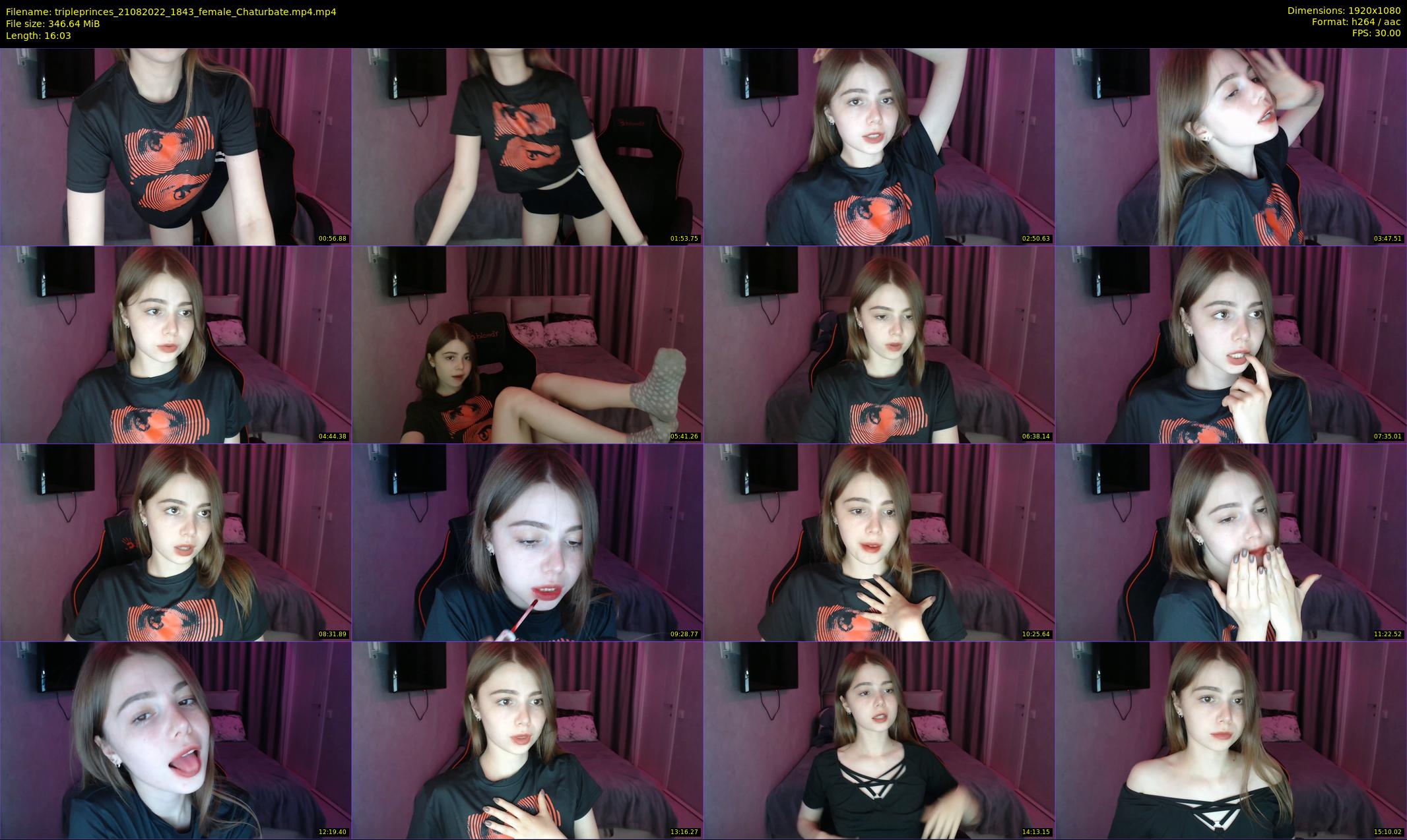 tripleprinces — 17 minute Chaturbate female cam show recording, 1080p, Aug 21, 2022