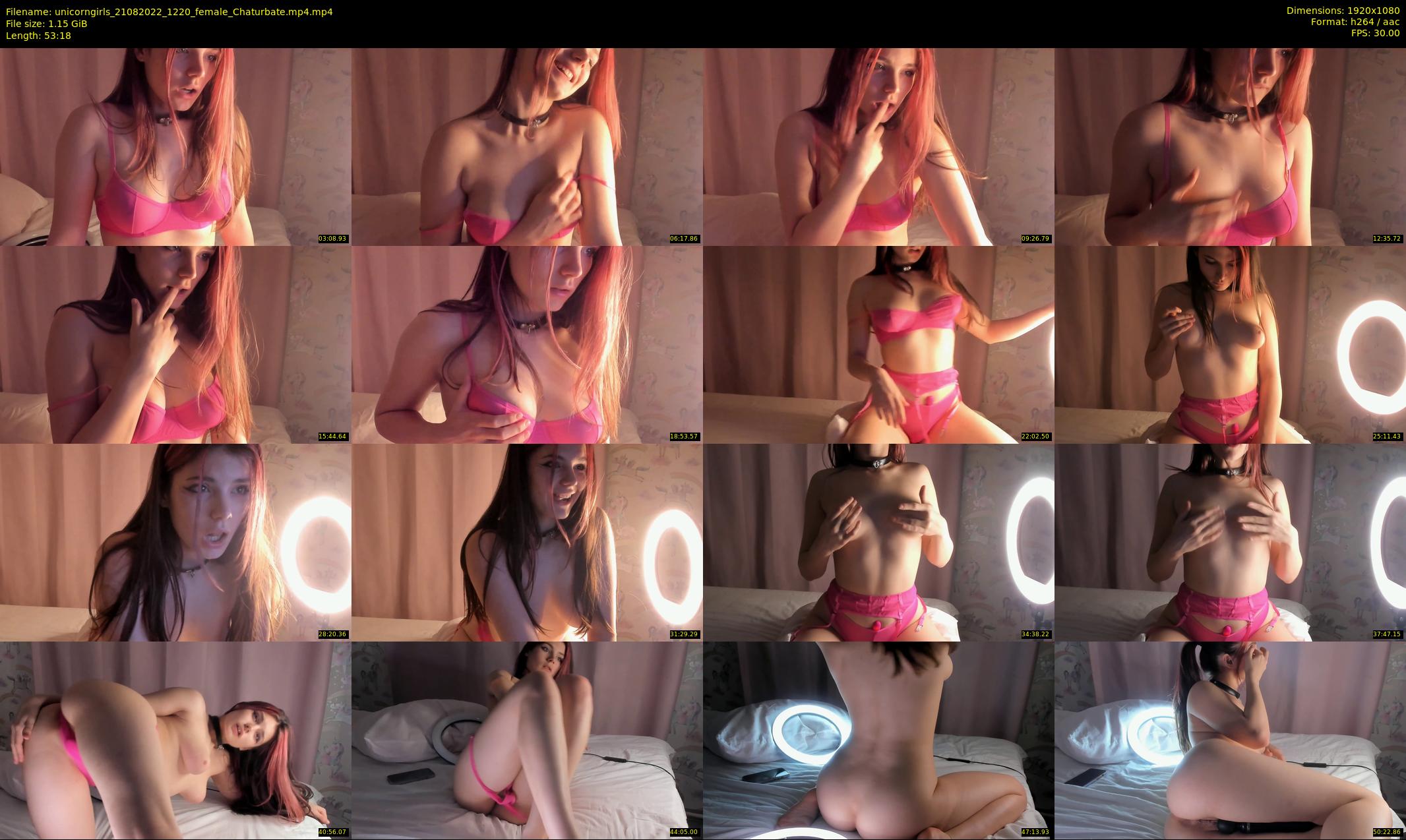 unicorngirls — 54 minute Chaturbate couple cam show recording, 1080p, Aug 21, 2022