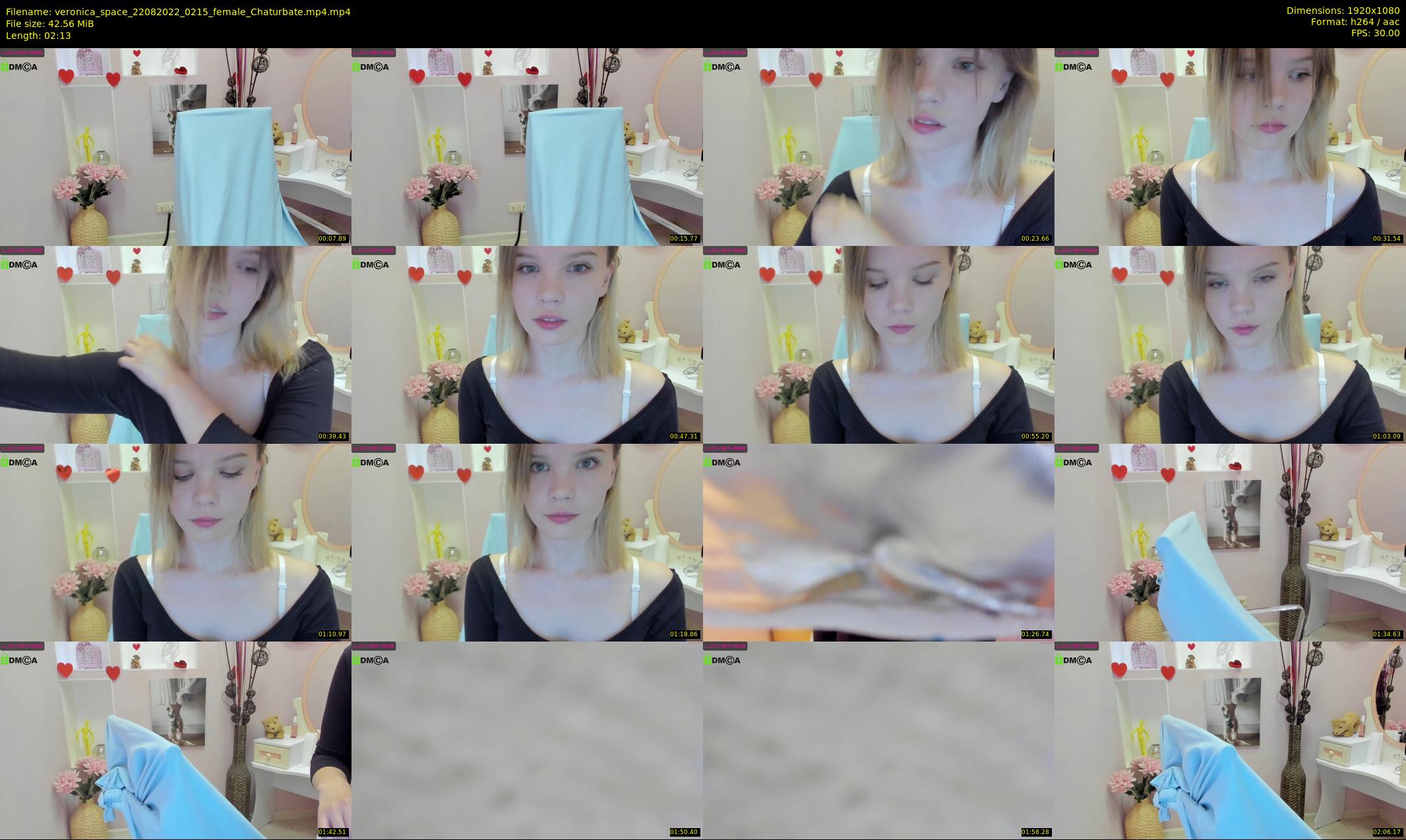 veronica_space — 3 minute Chaturbate female cam show recording, 1080p, Aug 22, 2022
