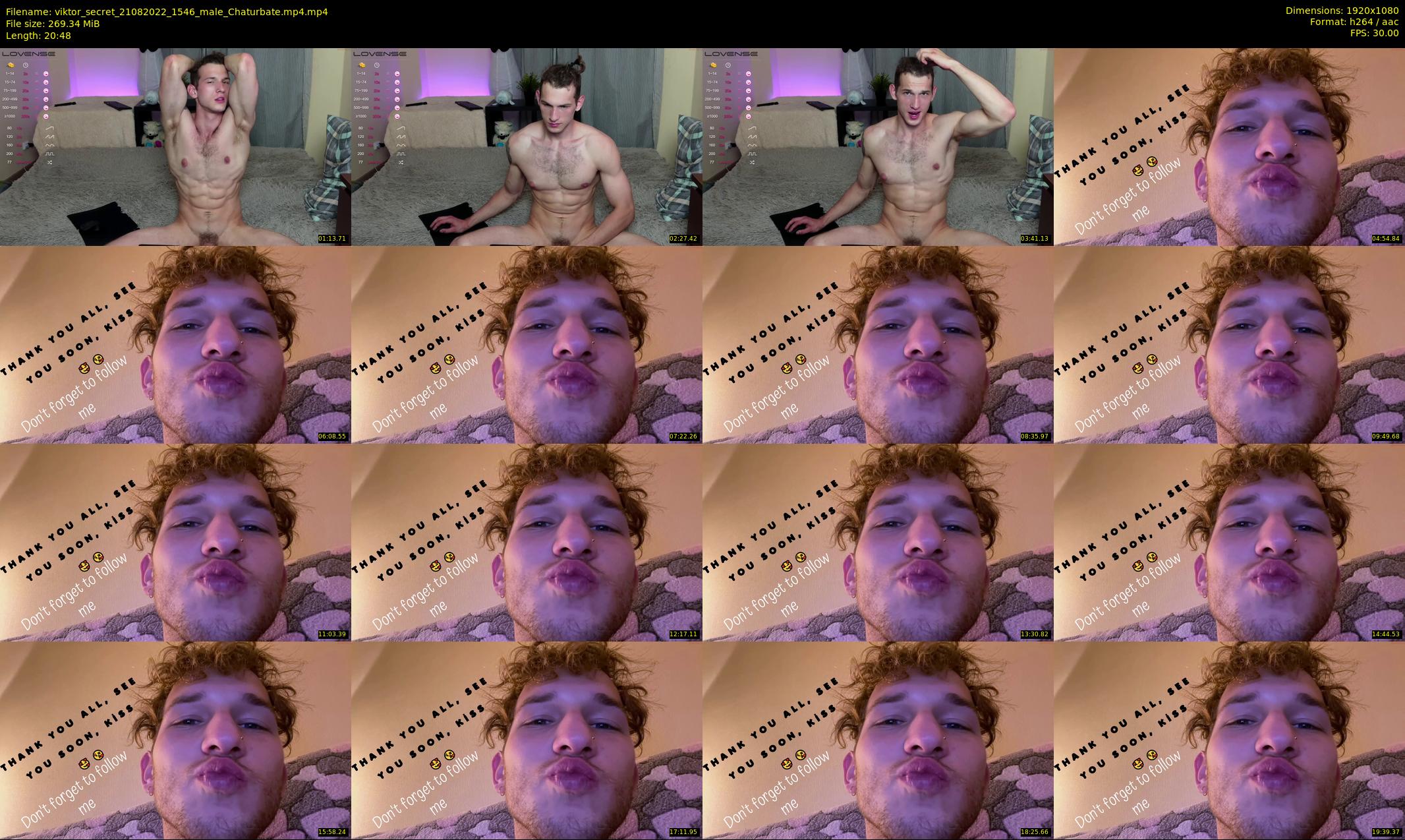 viktor_secret — 21 minute Chaturbate male cam show recording, 1080p, Aug 21, 2022