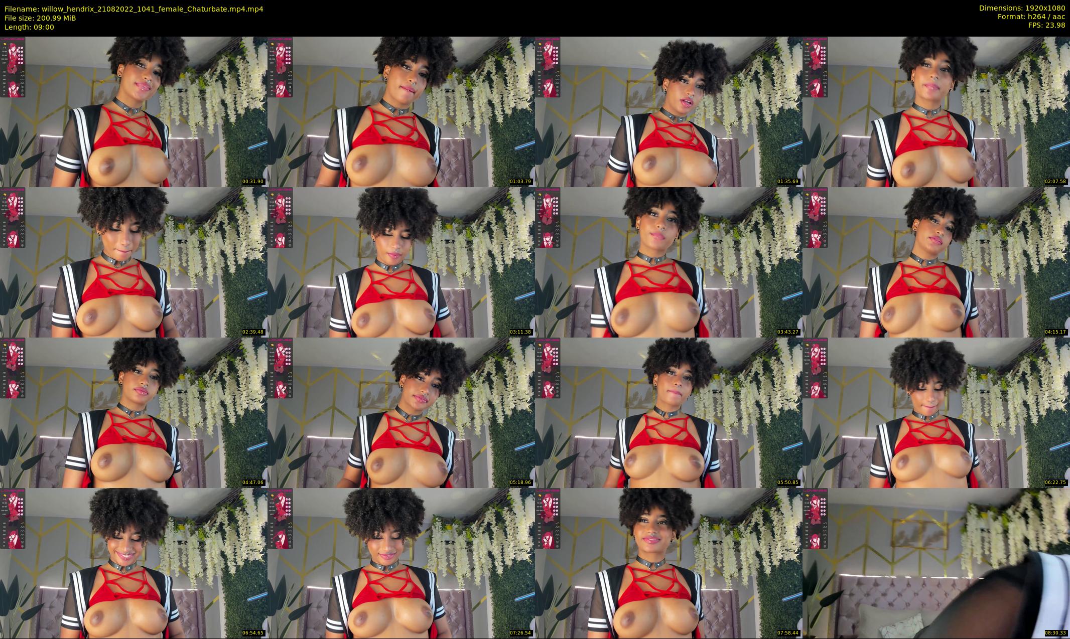 willow_hendrix — 9 minute Chaturbate female cam show recording, 1080p, Aug 21, 2022
