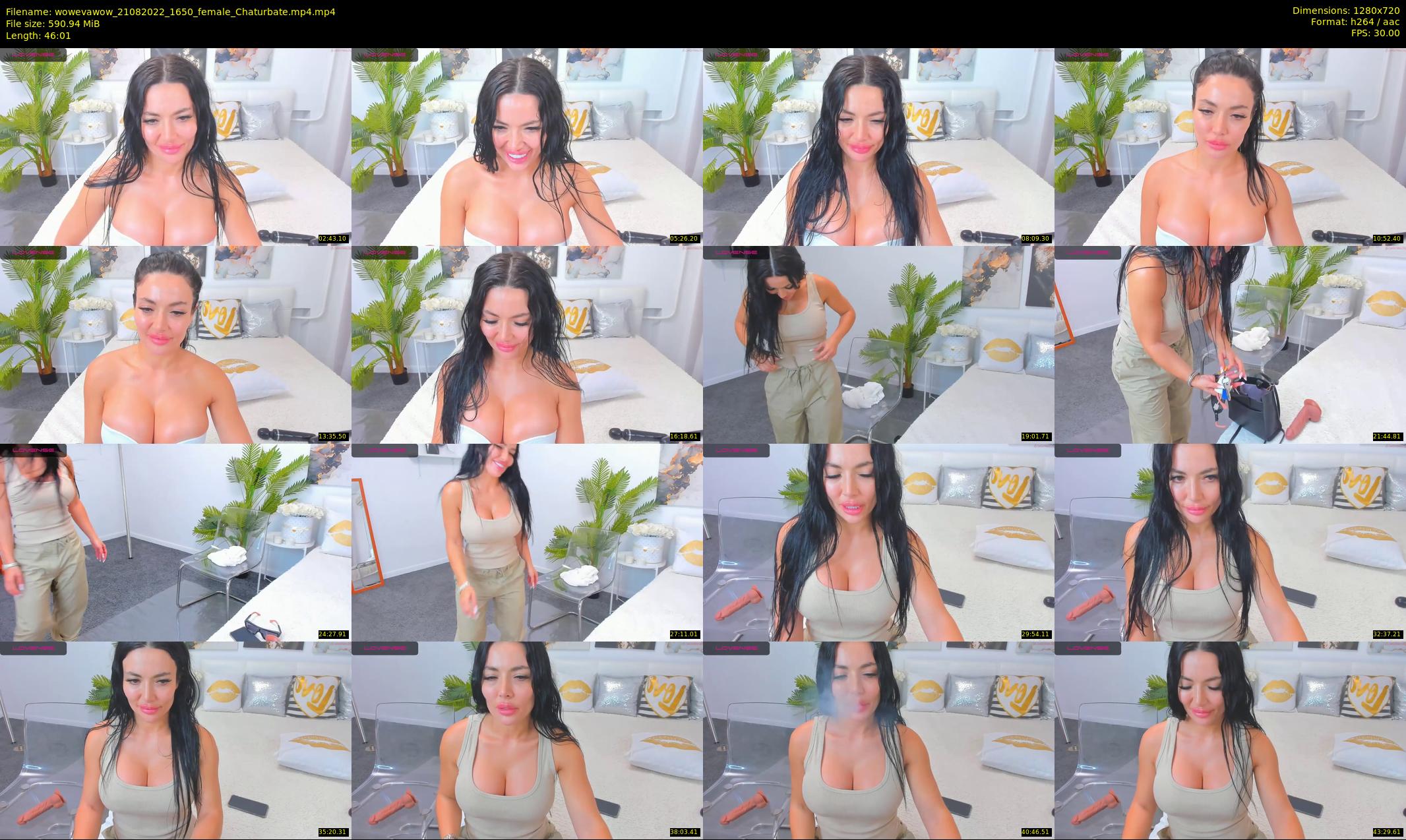 wowevawow — 47 minute Chaturbate female cam show recording, 720p, Aug 21, 2022