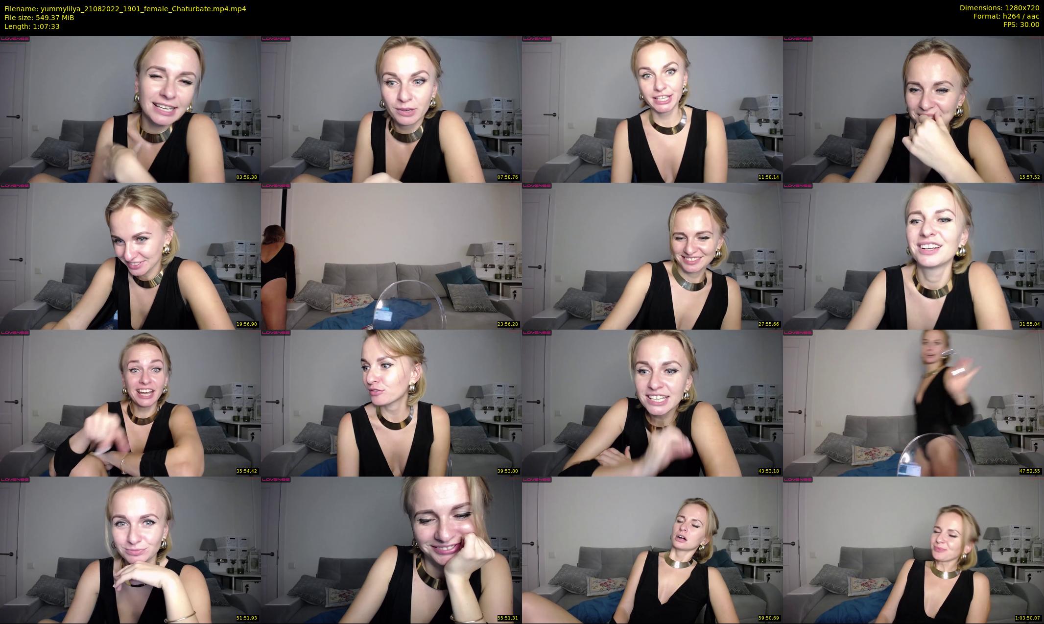 yummylilya — 68 minute Chaturbate female cam show recording, 720p, Aug 21, 2022