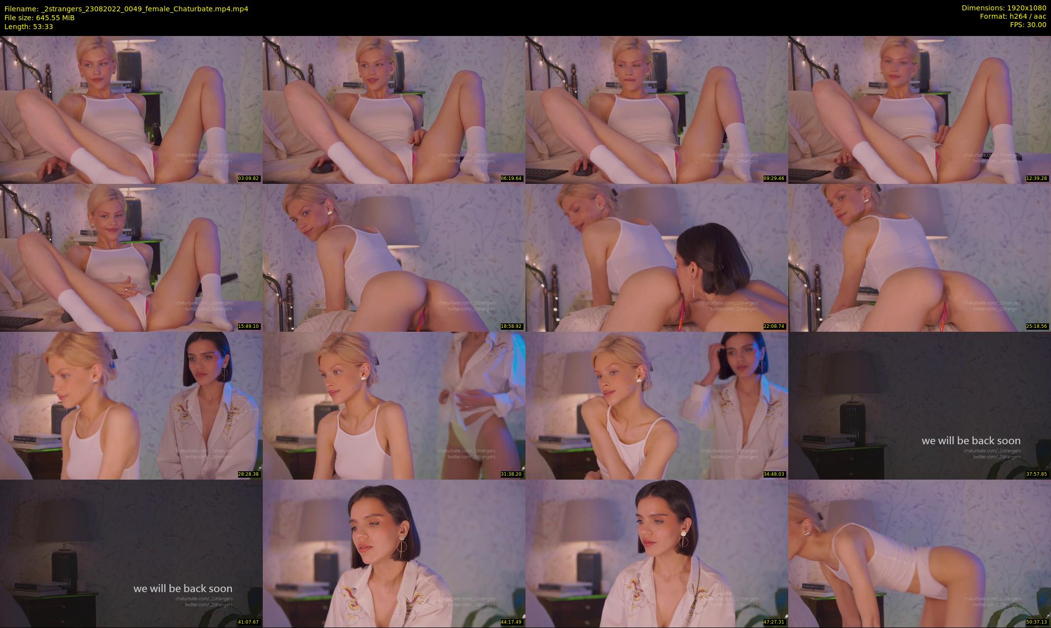 _2strangers — 54 minute Chaturbate couple cam show recording, 1080p, Aug 23, 2022