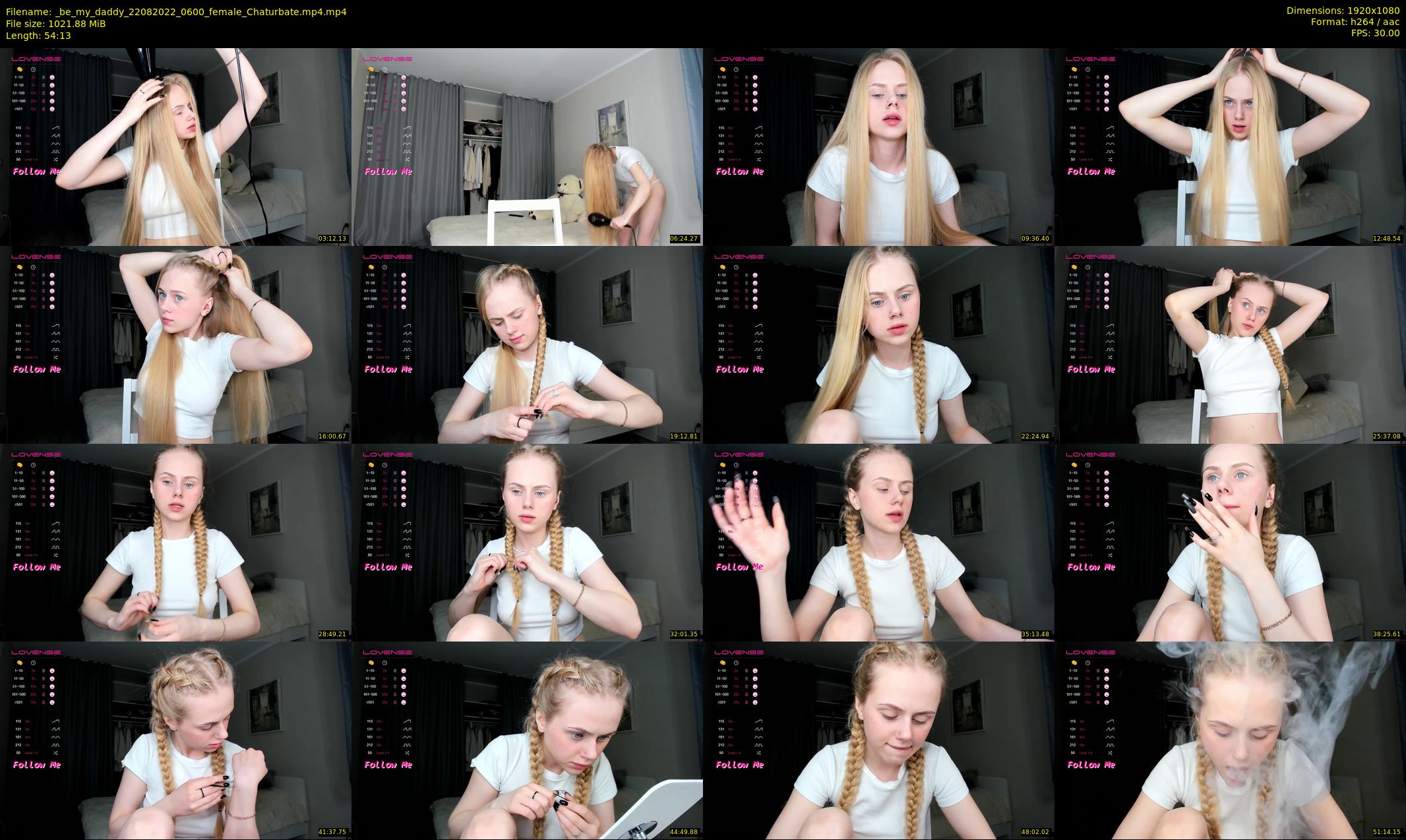 _be_my_daddy — 55 minute Chaturbate female cam show recording, 1080p, Aug 22, 2022